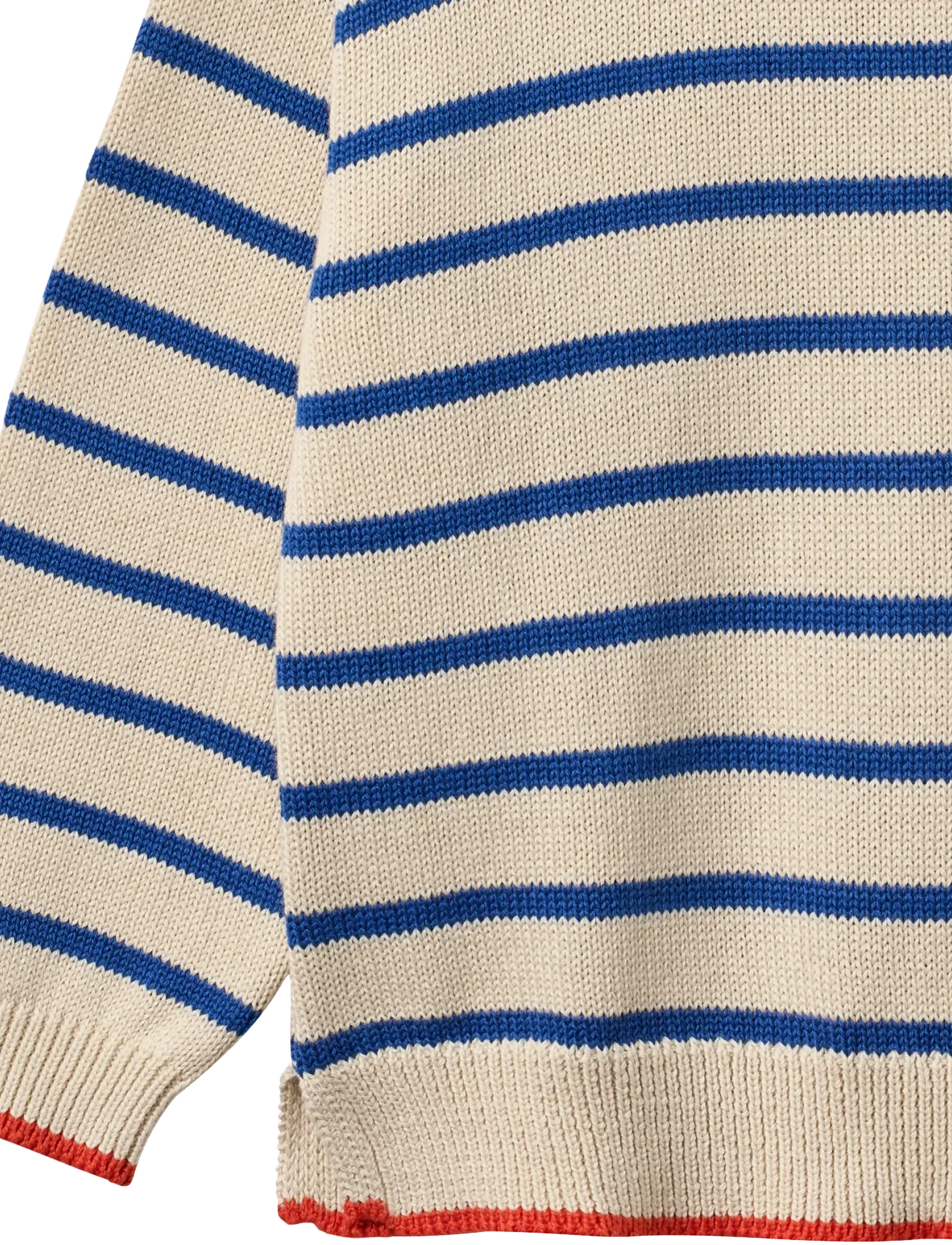 Wheat - Knit Pullover Morgan - jumpers - true blue stripe - 2