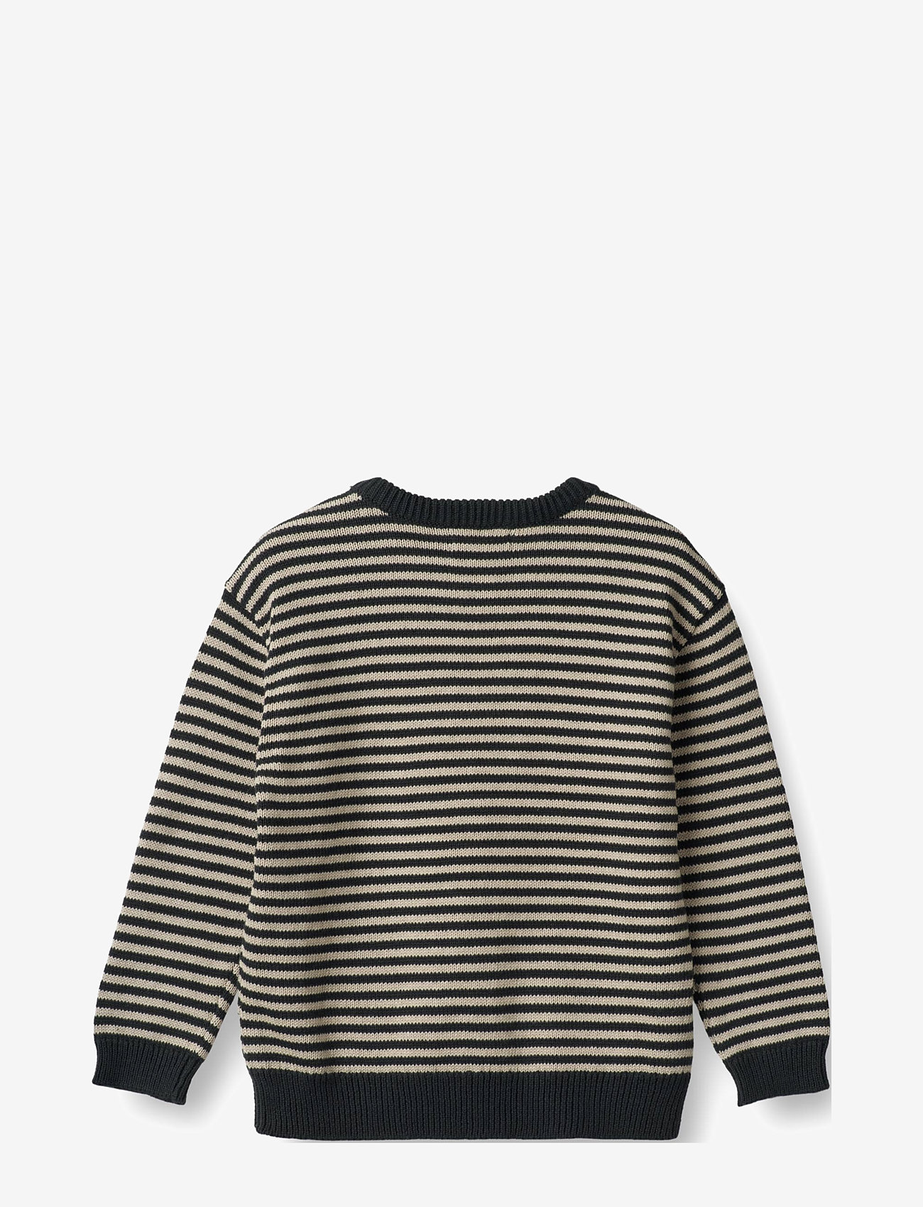 Wheat - Knit Pullover Morgan - navy stripe - 1