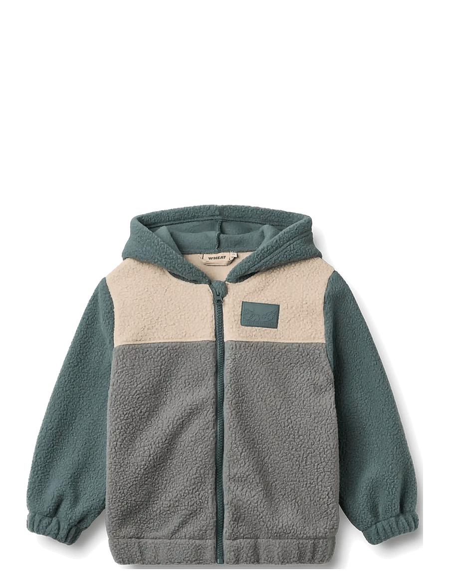 Wheat - Fleece Jacket L/S Adrian - flint - 0