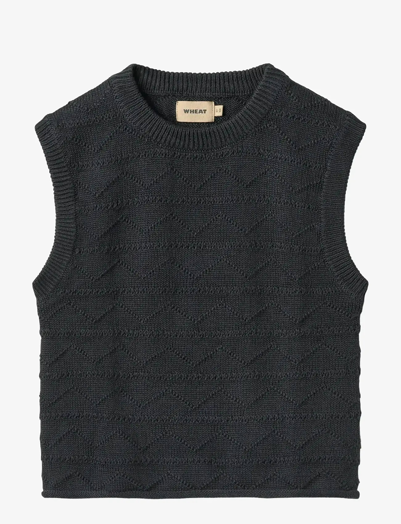 Wheat - Knit Vest Bobby - navy - 0