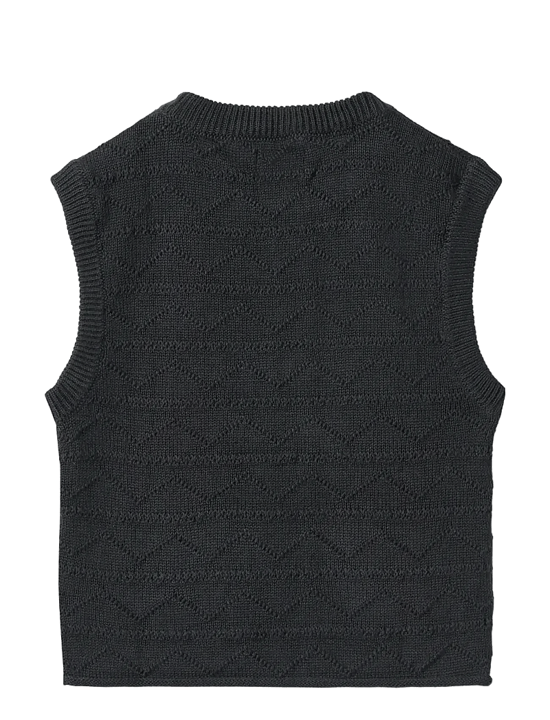 Wheat - Knit Vest Bobby - navy - 1