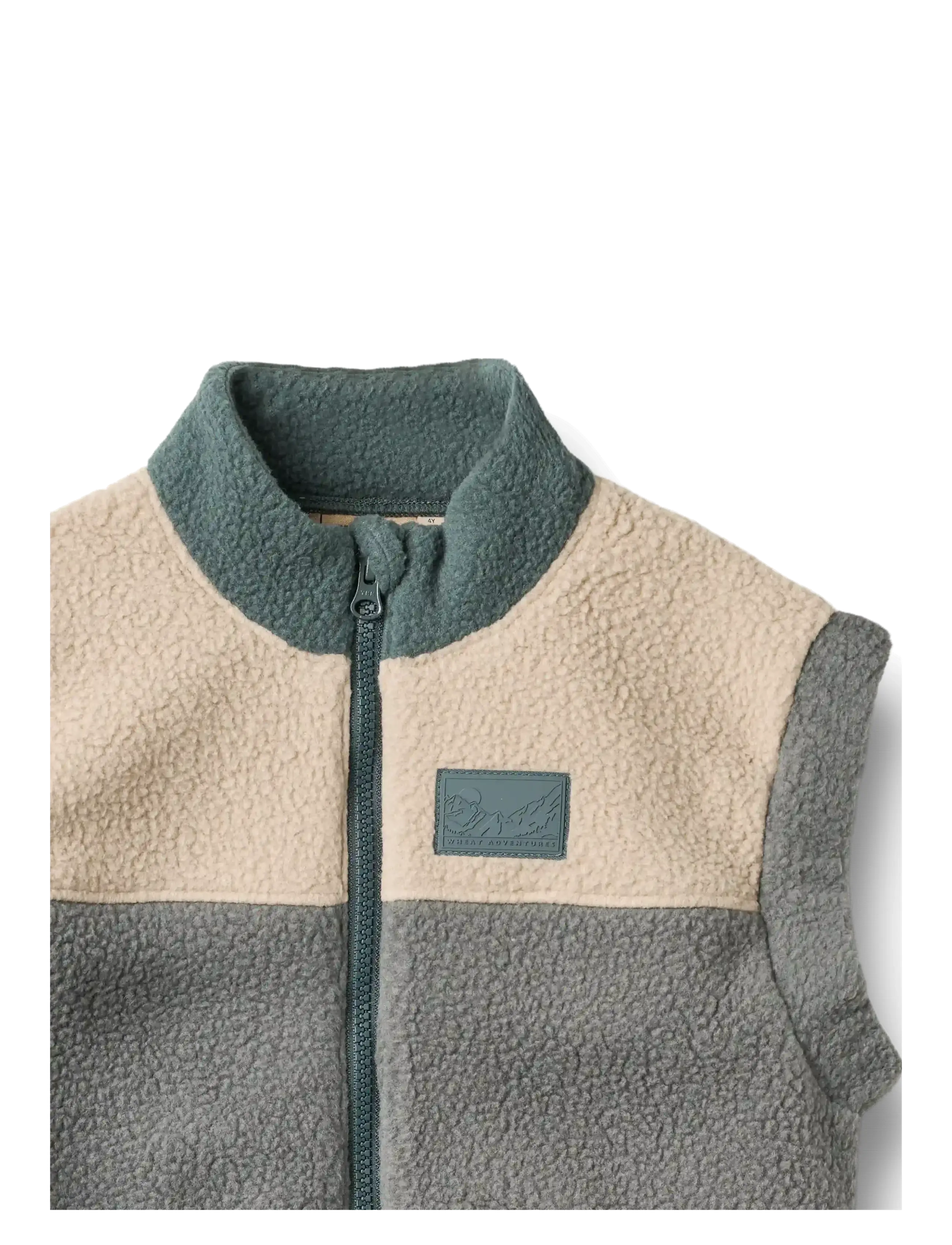 Wheat - Fleece Gilet Ask - shop efter alder - flint - 2