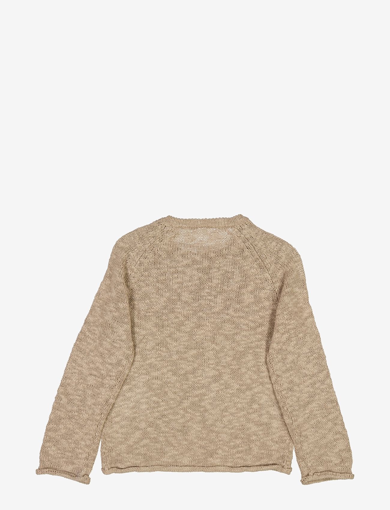 Wheat - Knit Pullover Kaj - pullover - warm stone - 1