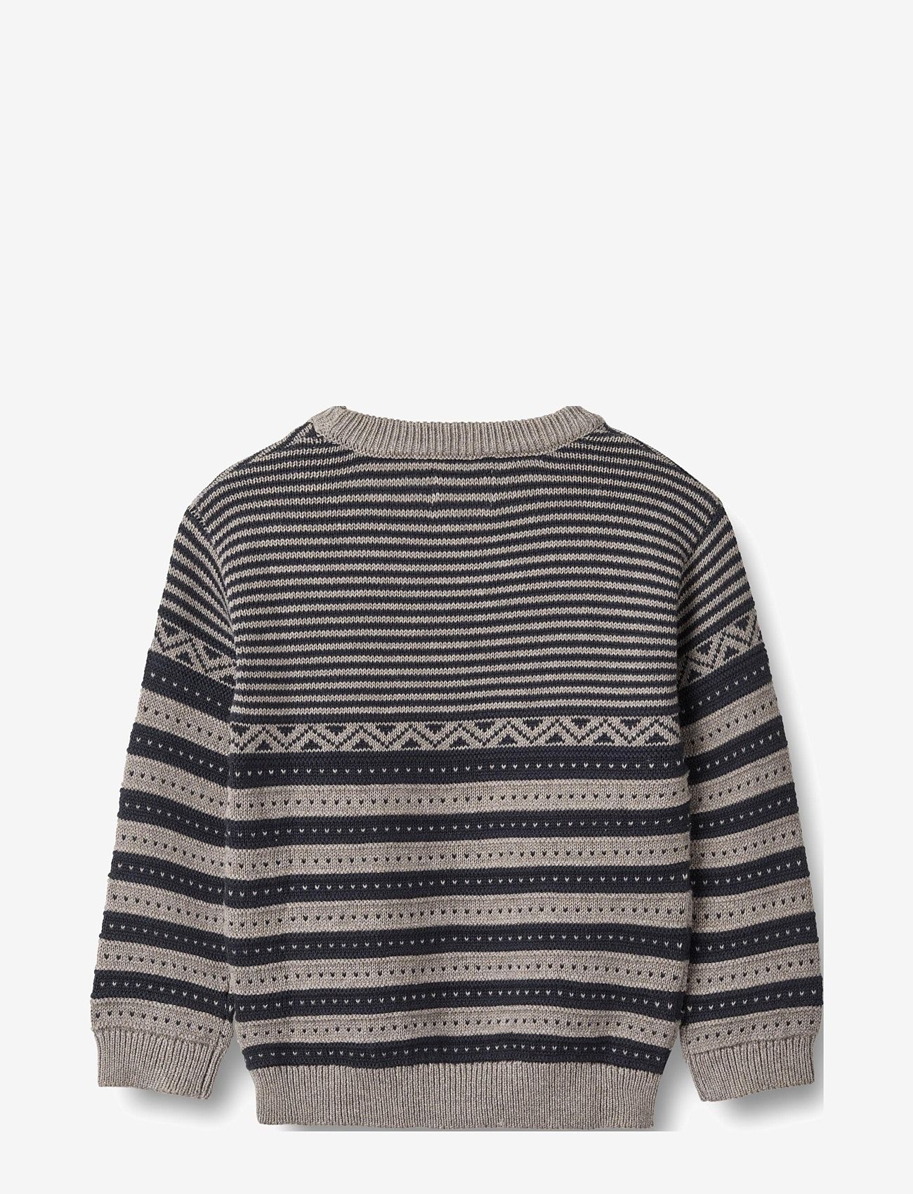 Wheat - Knit Pullover Janus - herbstliche kleidung - navy - 1