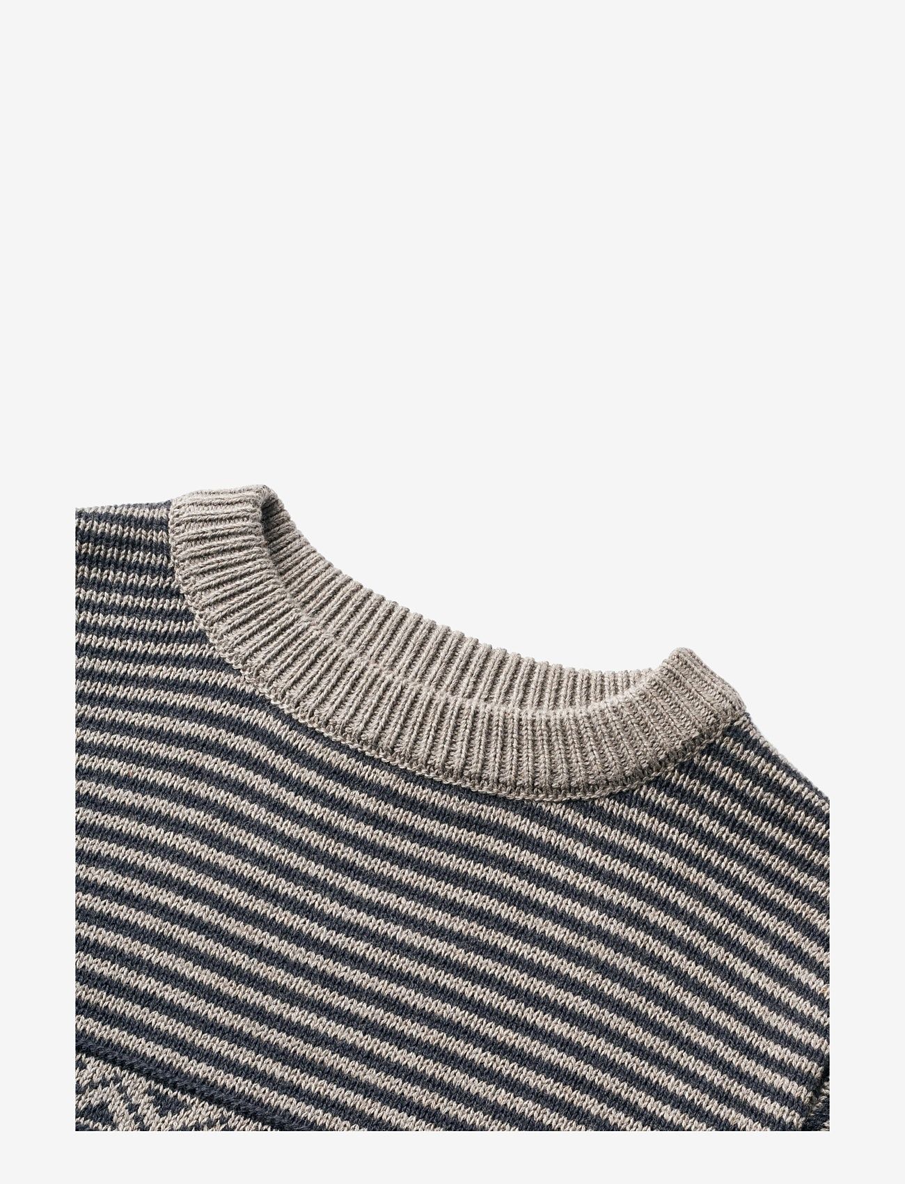 Wheat - Knit Pullover Janus - herbstliche kleidung - navy - 2