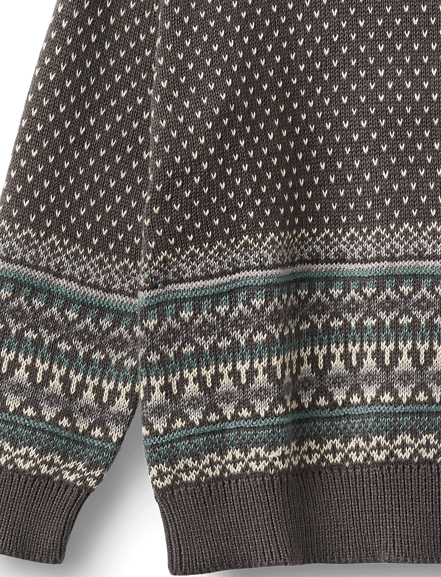 Wheat - Jacquard Pullover Julius - džemprid - dark charcoal - 2