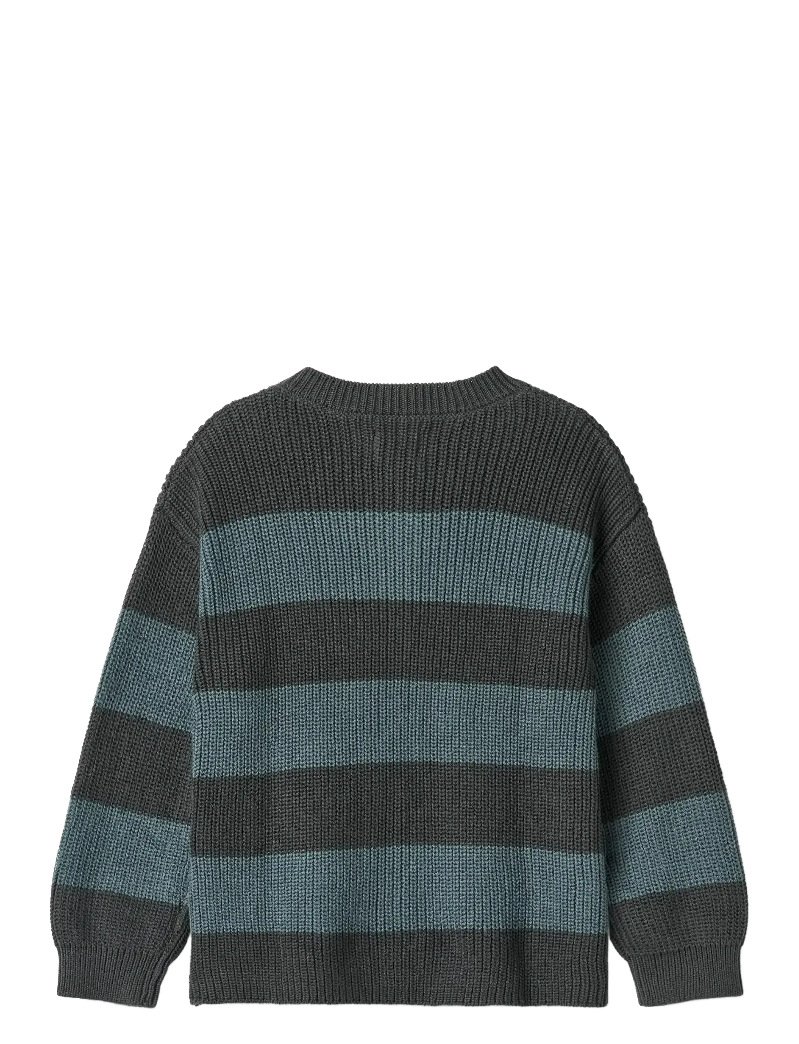 Wheat - Knit Cardigan Noor - cardigans - stormy weather stripe - 1