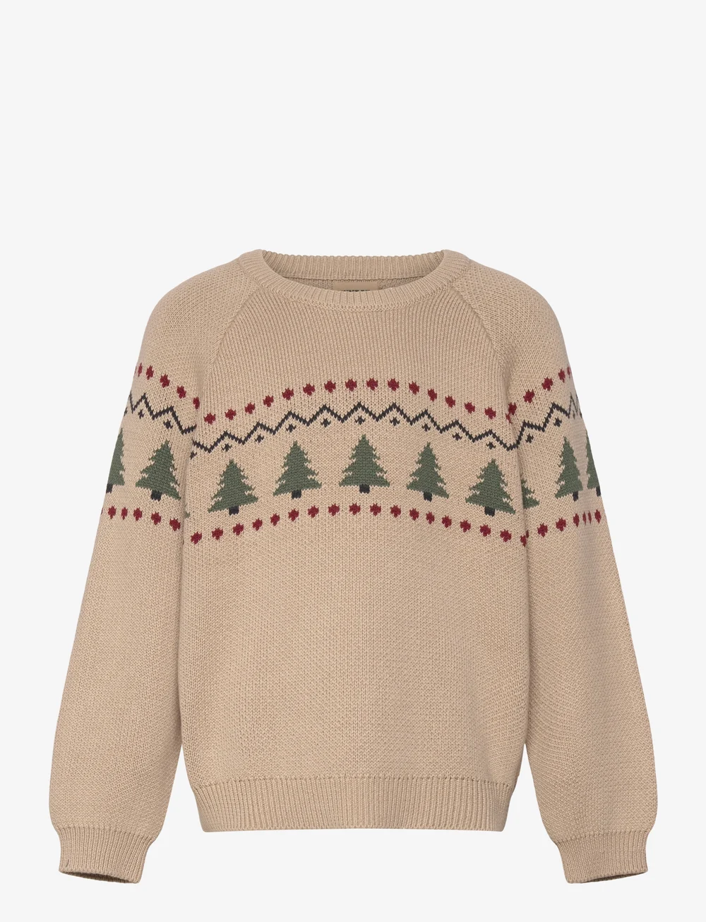 Wheat - Jacquard Pullover Balou - stickade tröjor - warm sand - 0