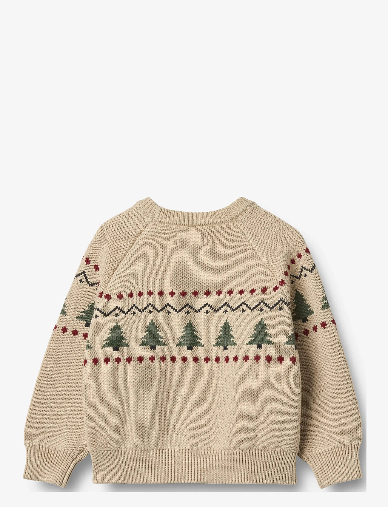 Wheat - Jacquard Pullover Balou - stickade tröjor - warm sand - 1