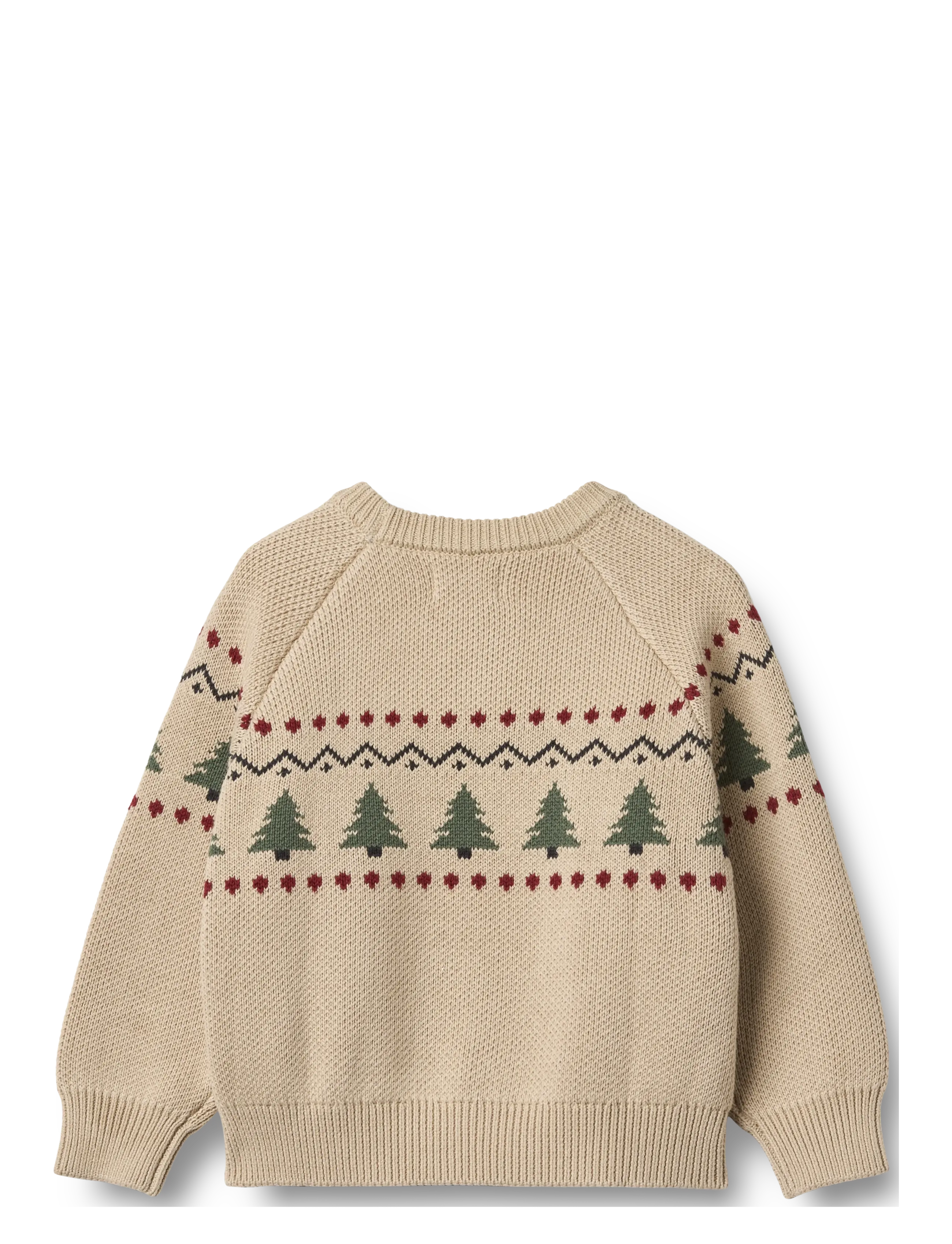 Wheat - Jacquard Pullover Balou - trøjer - warm sand - 1