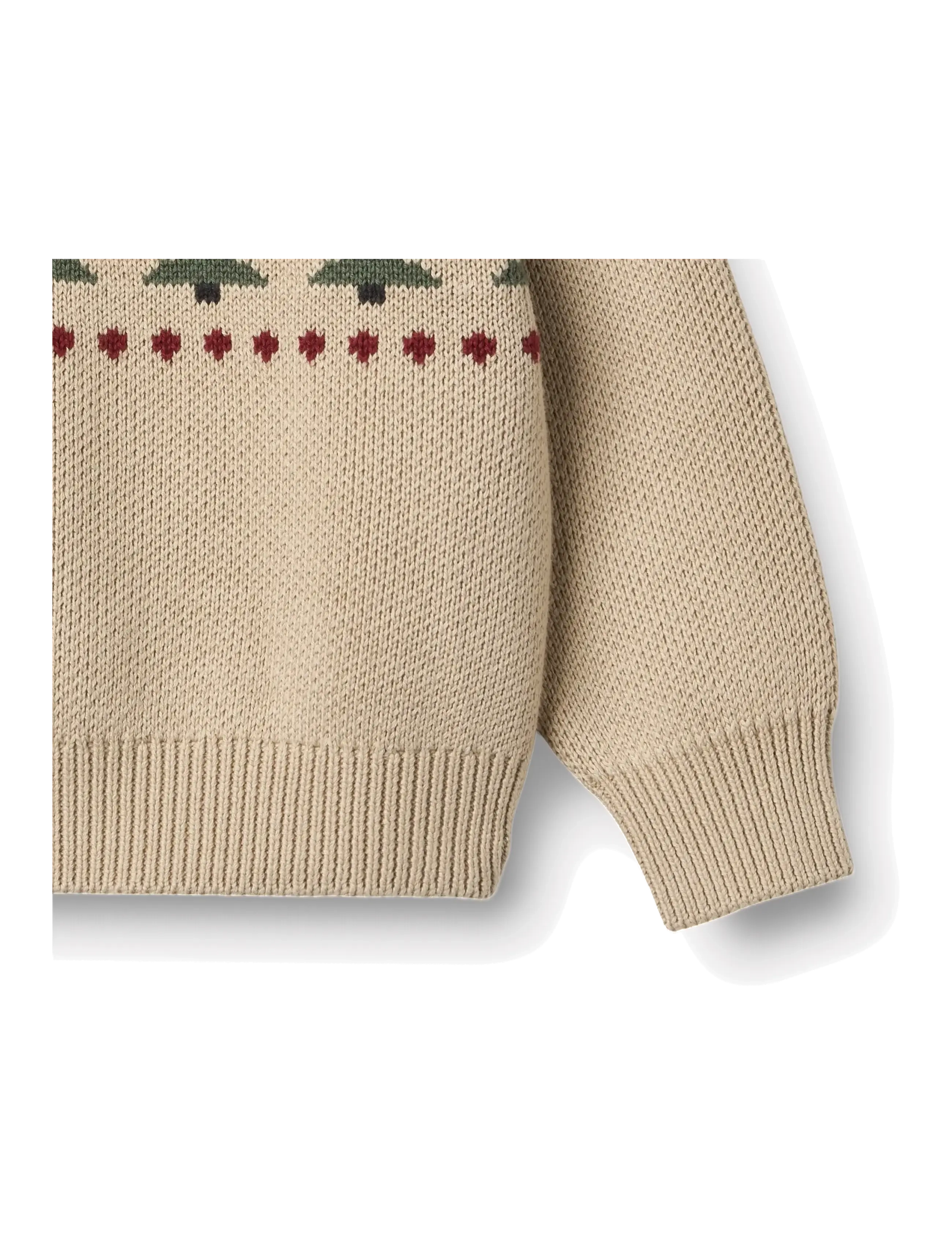 Wheat - Jacquard Pullover Balou - trøjer - warm sand - 2
