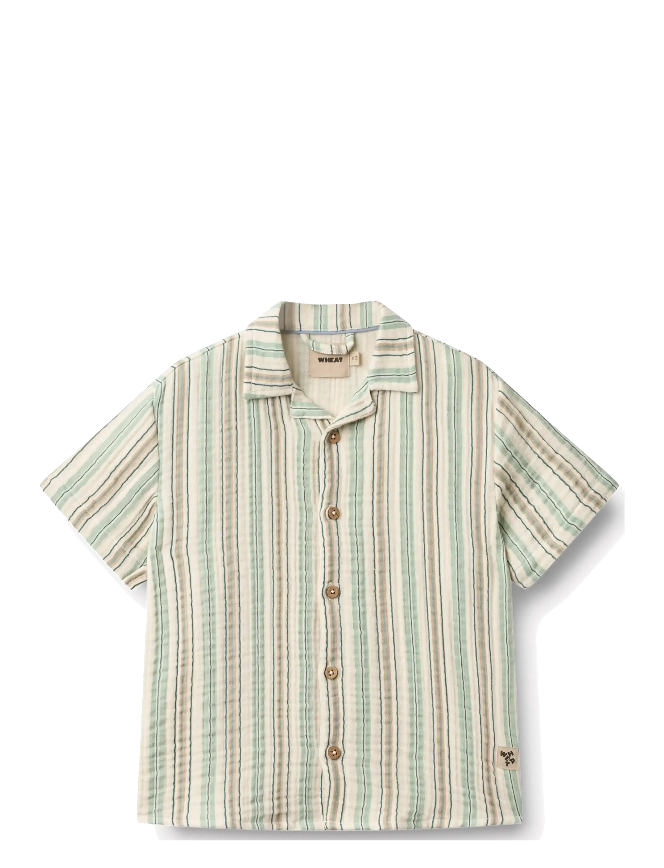 Wheat Shirt S/S Anker - Kortærmede skjorter - SUMMER STRIPE / multi