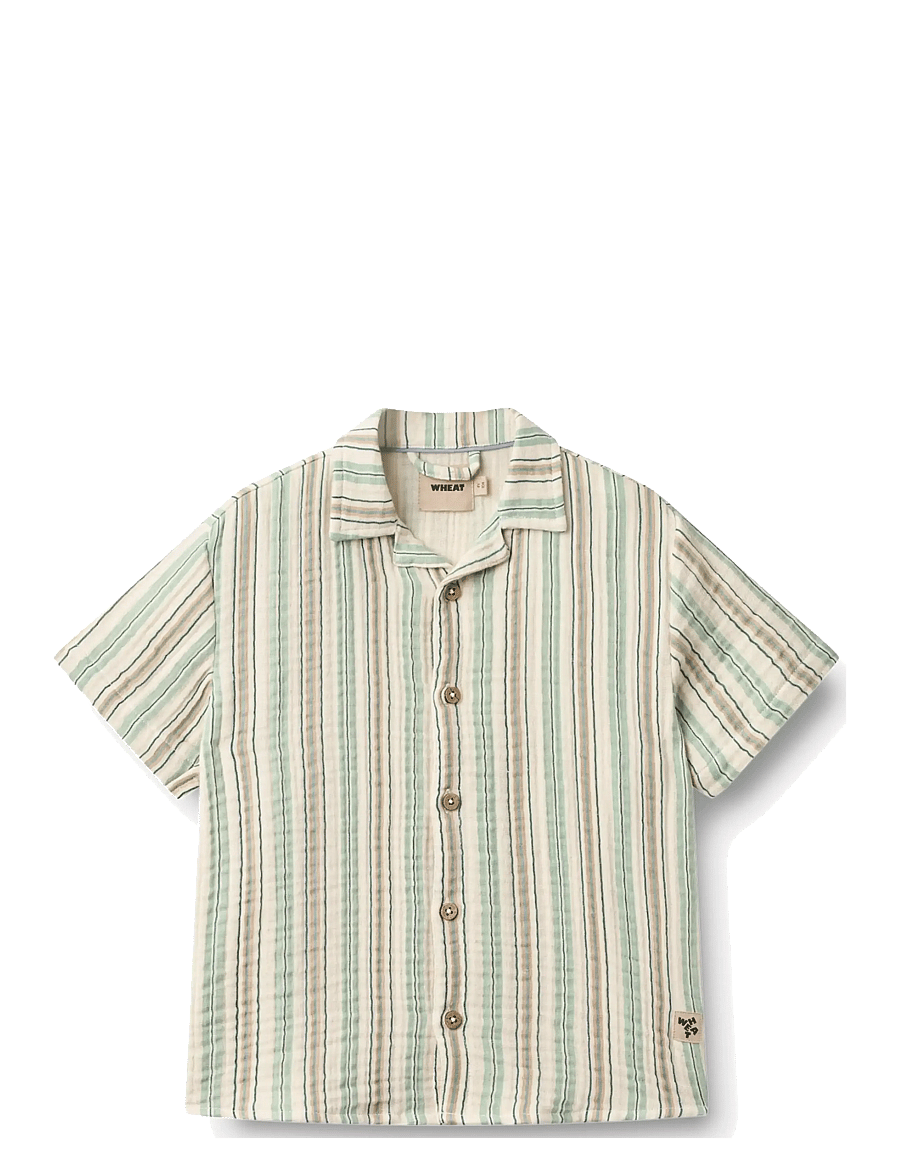 Wheat - Shirt S/S Anker - kurzärmlige hemden - summer stripe - 1