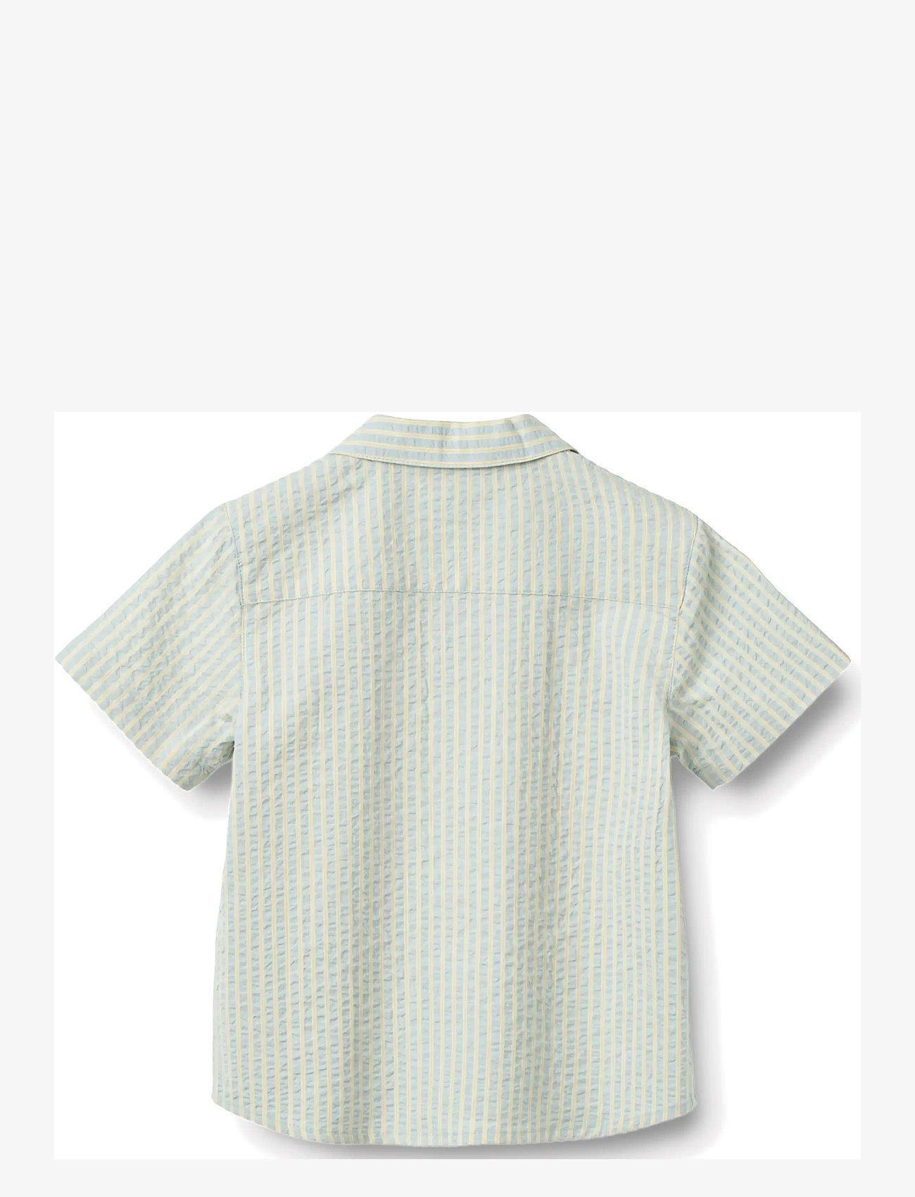 Wheat - Shirt S/S Anker - short-sleeved shirts - summer sky stripe - 2