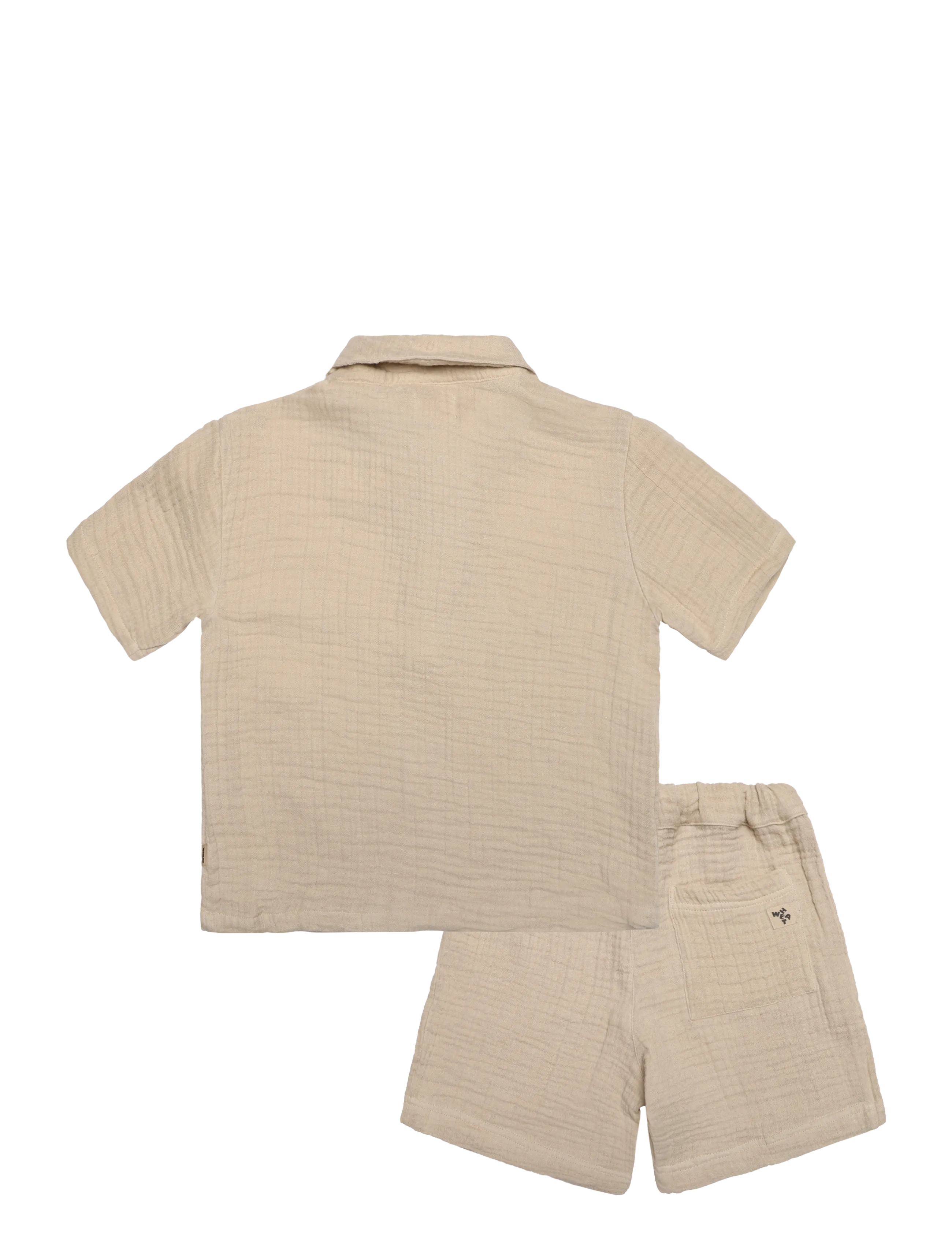 Wheat - Set Shirt S/S & Shorts Svend - sæt med kortærmet t-shirt - warm sand - 1