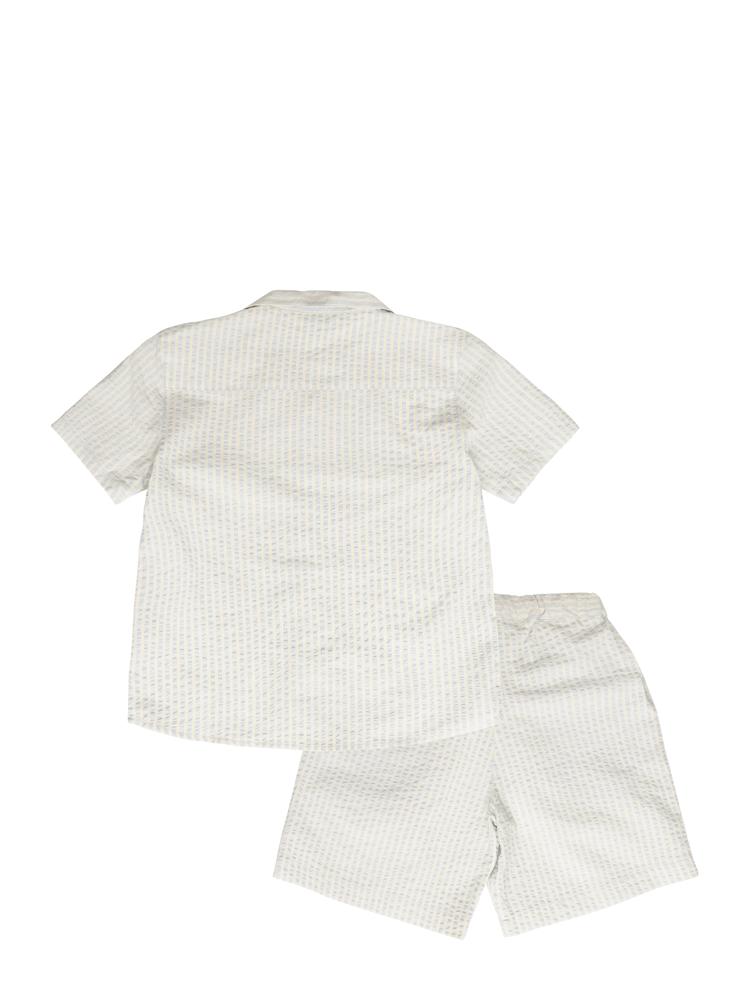 Wheat - Set Shirt S/S & Shorts Anker - summer sky stripe - 1