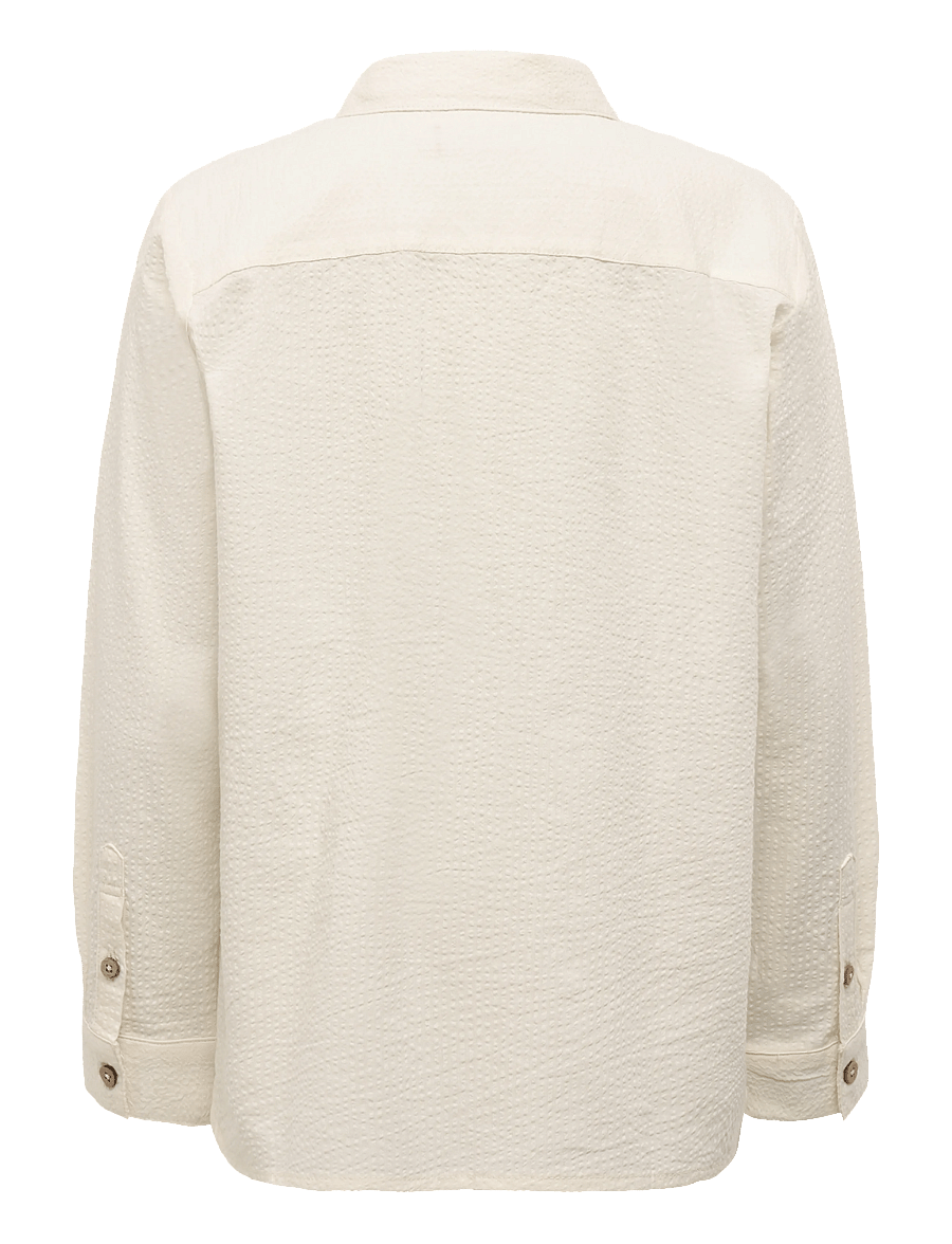 Wheat - Shirt Oscar - langærmede skjorter - ivory - 1