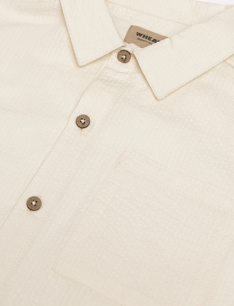 Wheat - Shirt Oscar - langærmede skjorter - ivory - 2