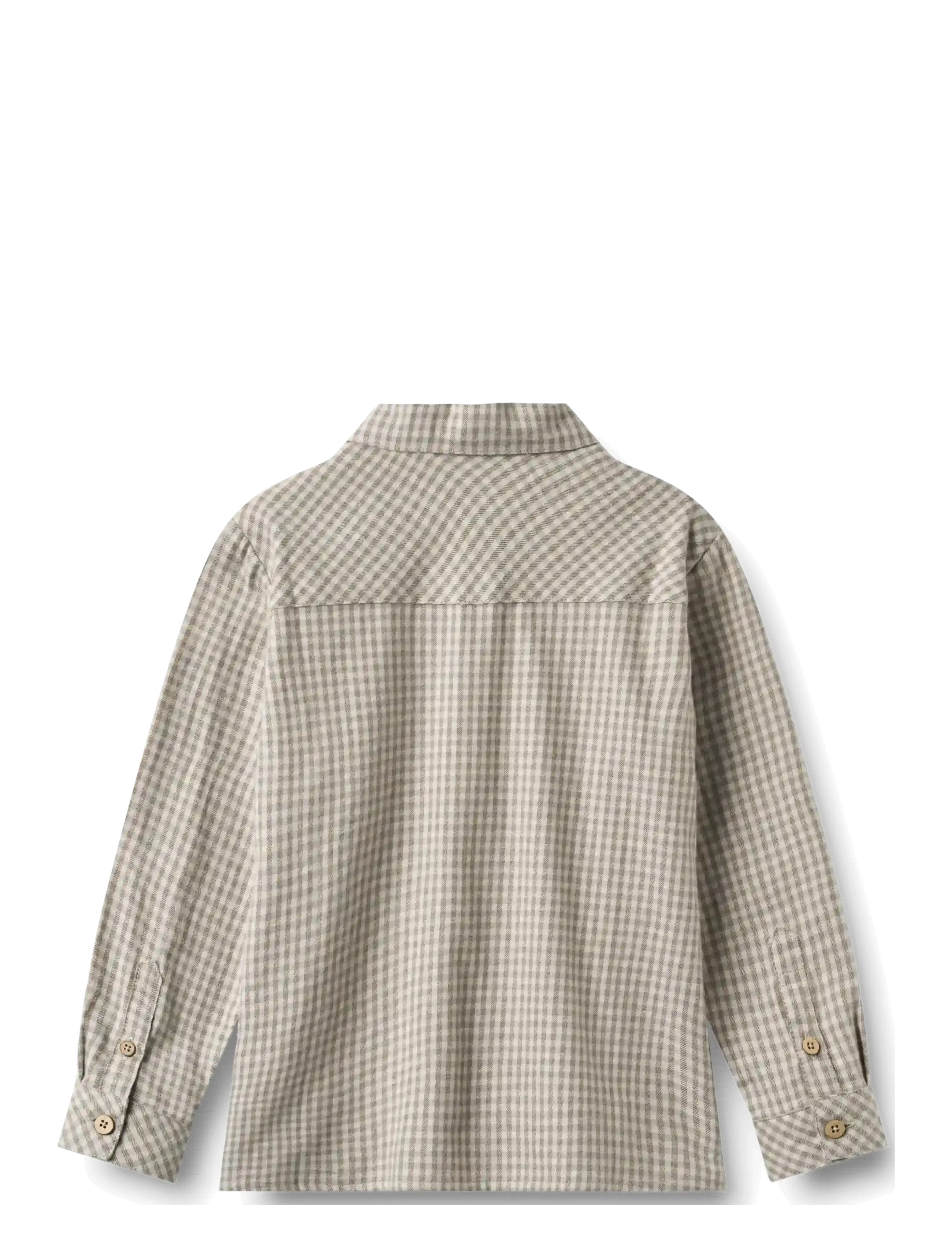Wheat - Shirt L/S Oscar - langärmlige hemden - greybrown check - 1