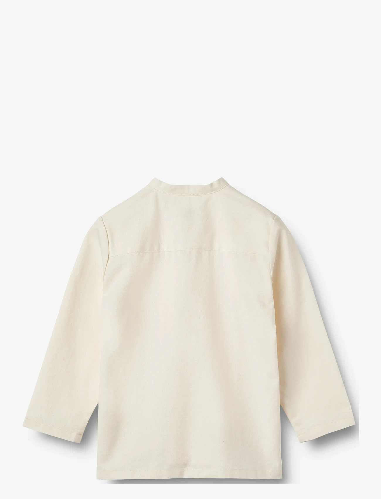 Wheat - Shirt L/S Jonas - langærmede skjorter - eggshell - 1