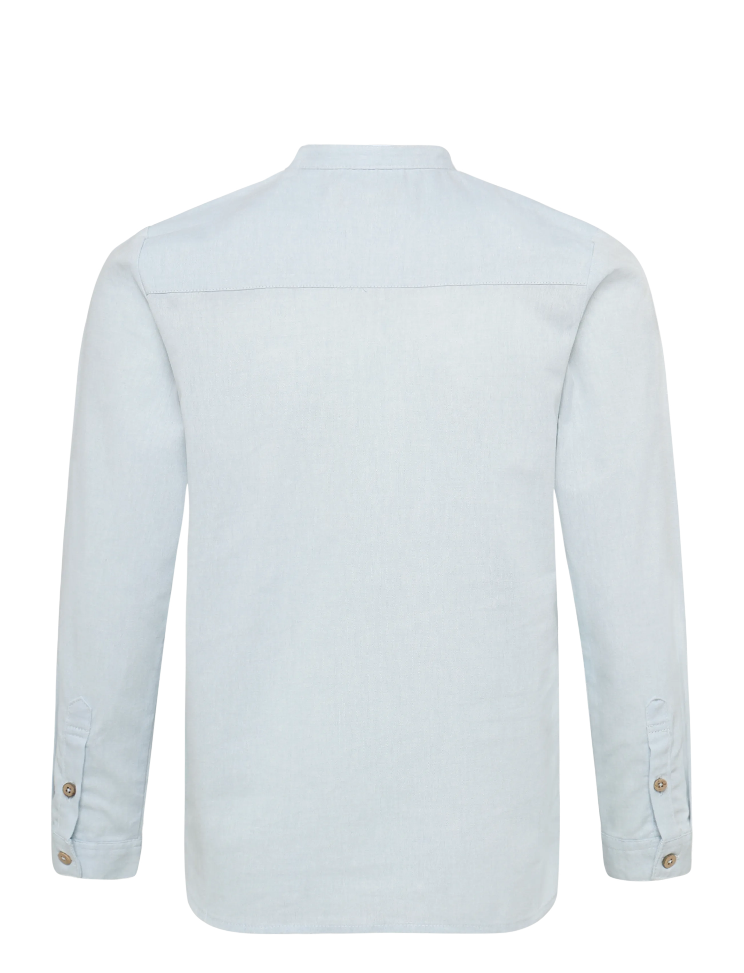 Wheat - Shirt Willum - long-sleeved shirts - light blue chambray - 1