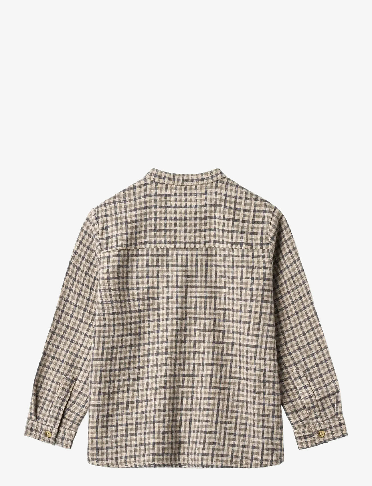 Wheat - Shirt L/S Willum - blue check - 1