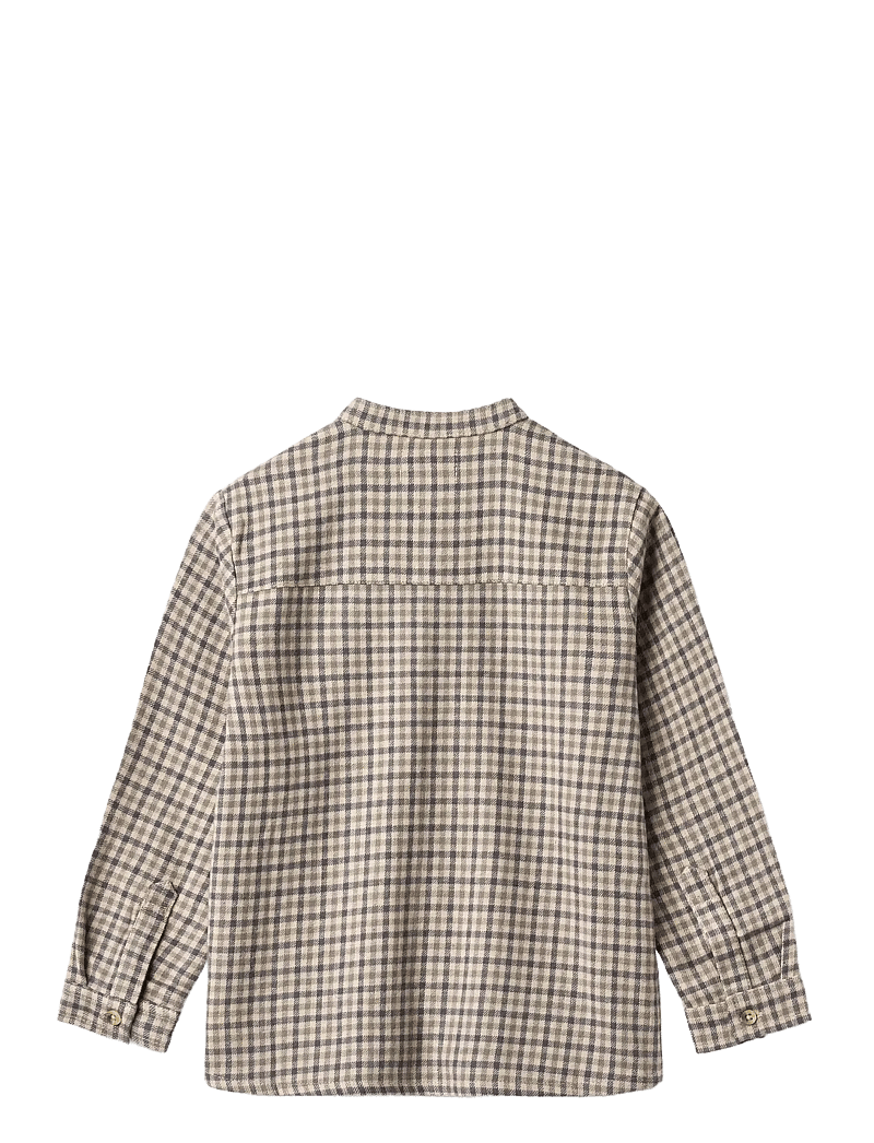 Wheat - Shirt L/S Willum - langärmlige hemden - blue check - 1