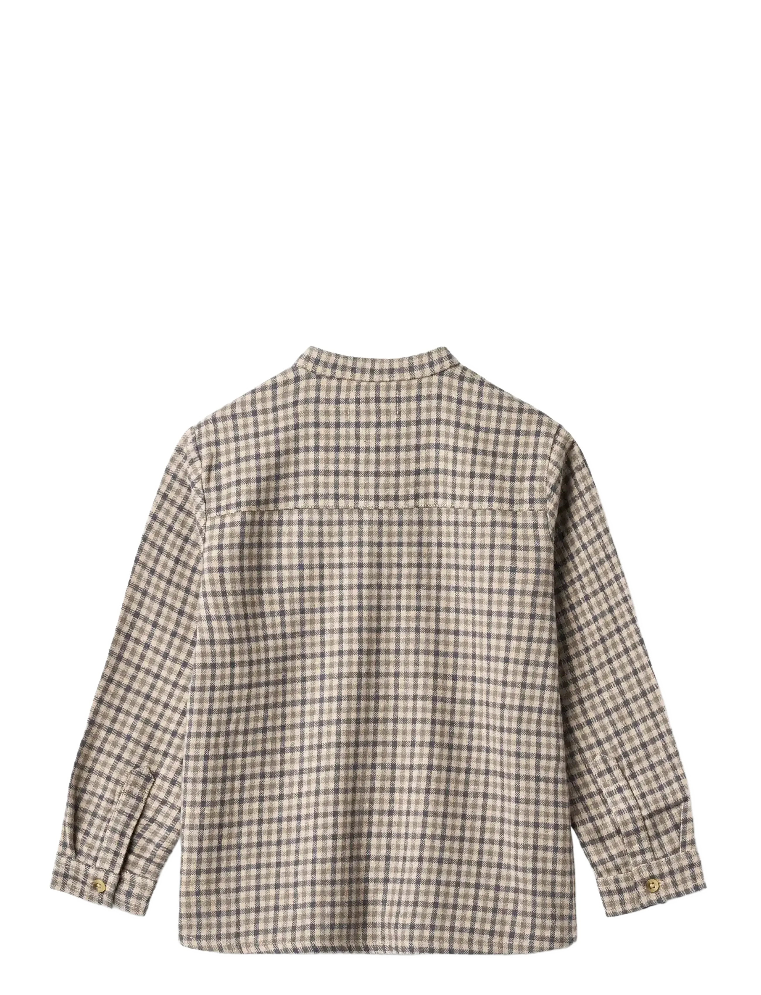 Wheat - Shirt L/S Willum - blue check - 1