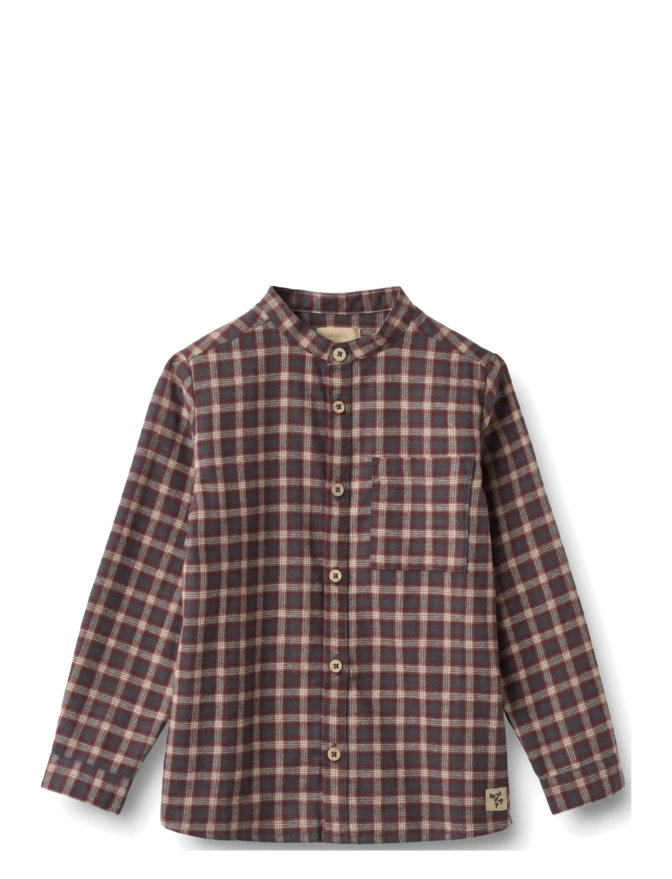 Wheat Shirt L/S Willum - Hemden - BLUE HOLIDAY CHECK / navy