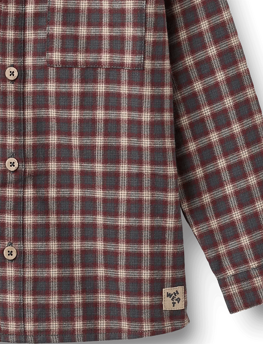 Wheat - Shirt L/S Willum - langärmlige hemden - blue holiday check - 2