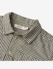 Wheat - Shirt Ole - langærmede skjorter - black coal stripe - 2