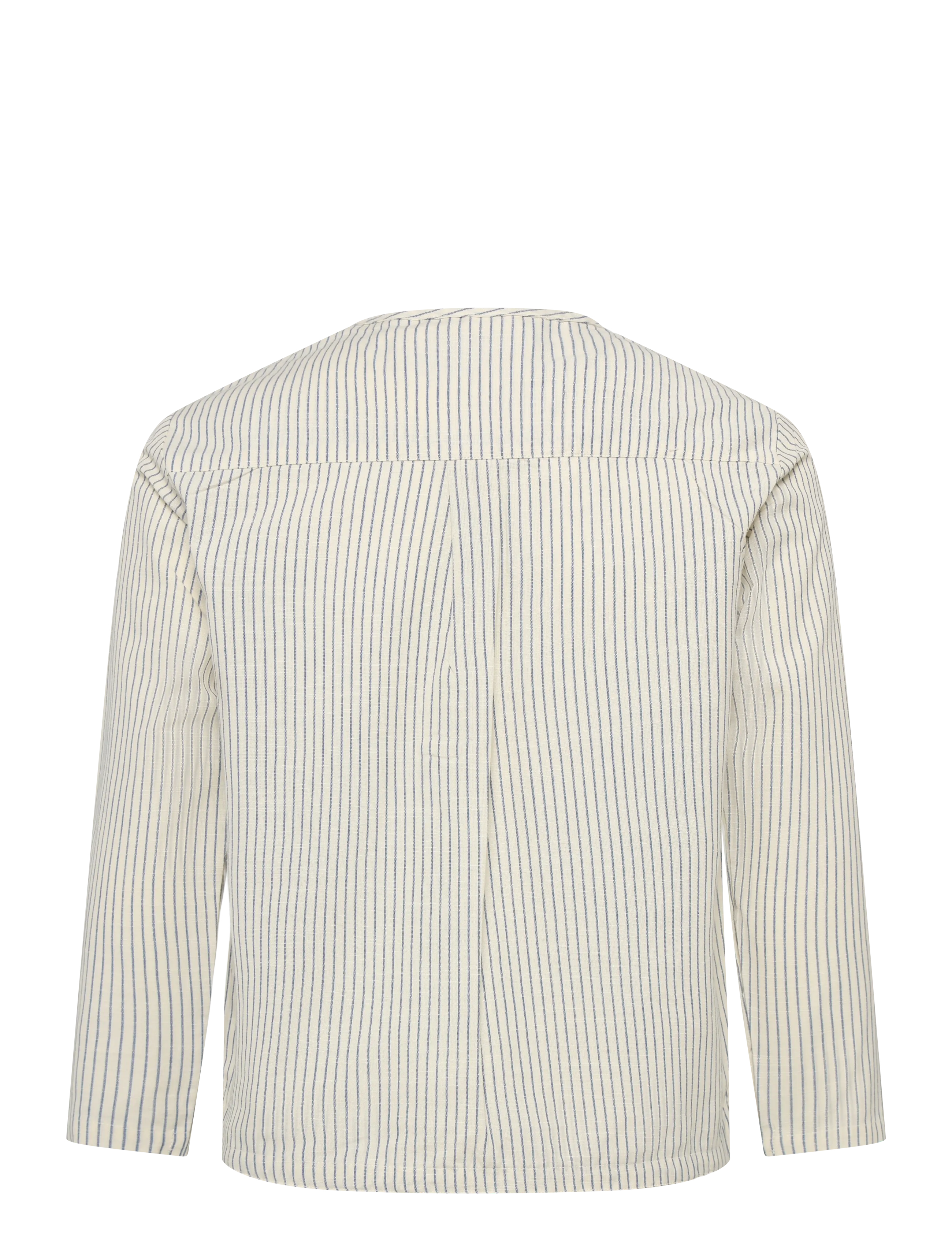 Wheat - Shirt Bjørk - långärmade skjortor - dark blue stripe - 1
