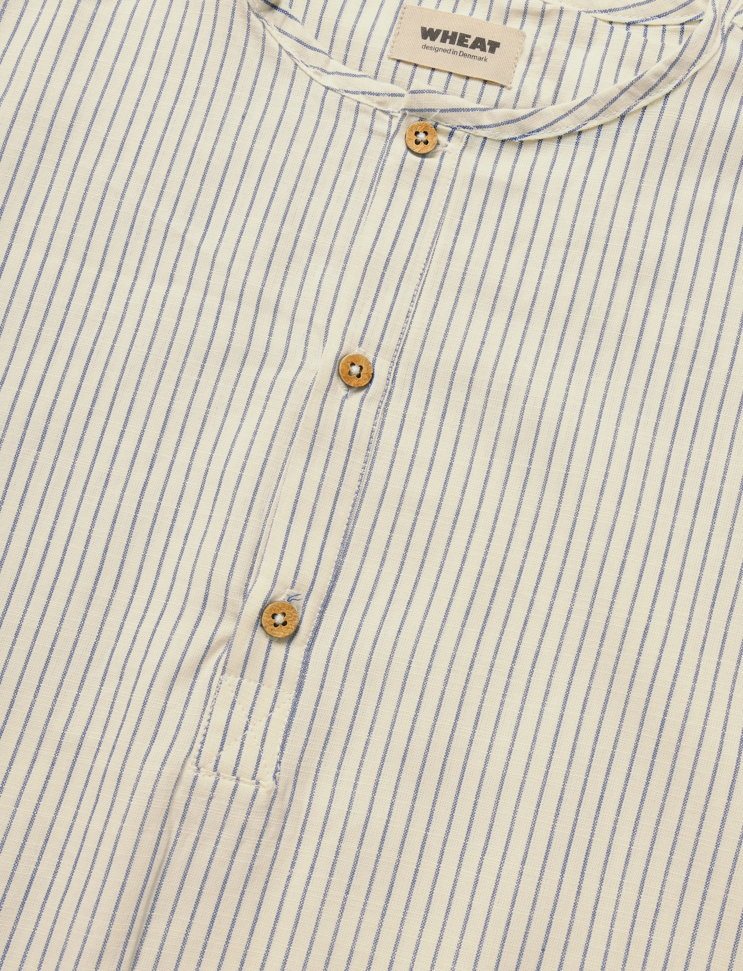 Wheat - Shirt Bjørk - långärmade skjortor - dark blue stripe - 2