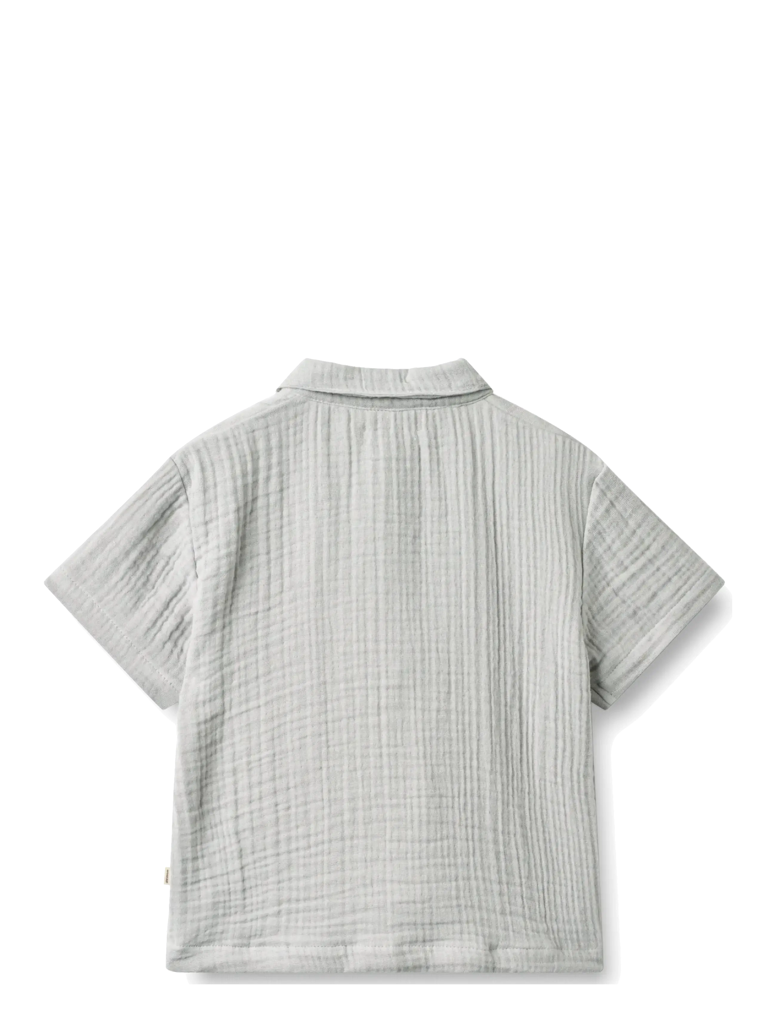 Wheat - Shirt S/S Svend - kurzärmlige hemden - light blue - 1