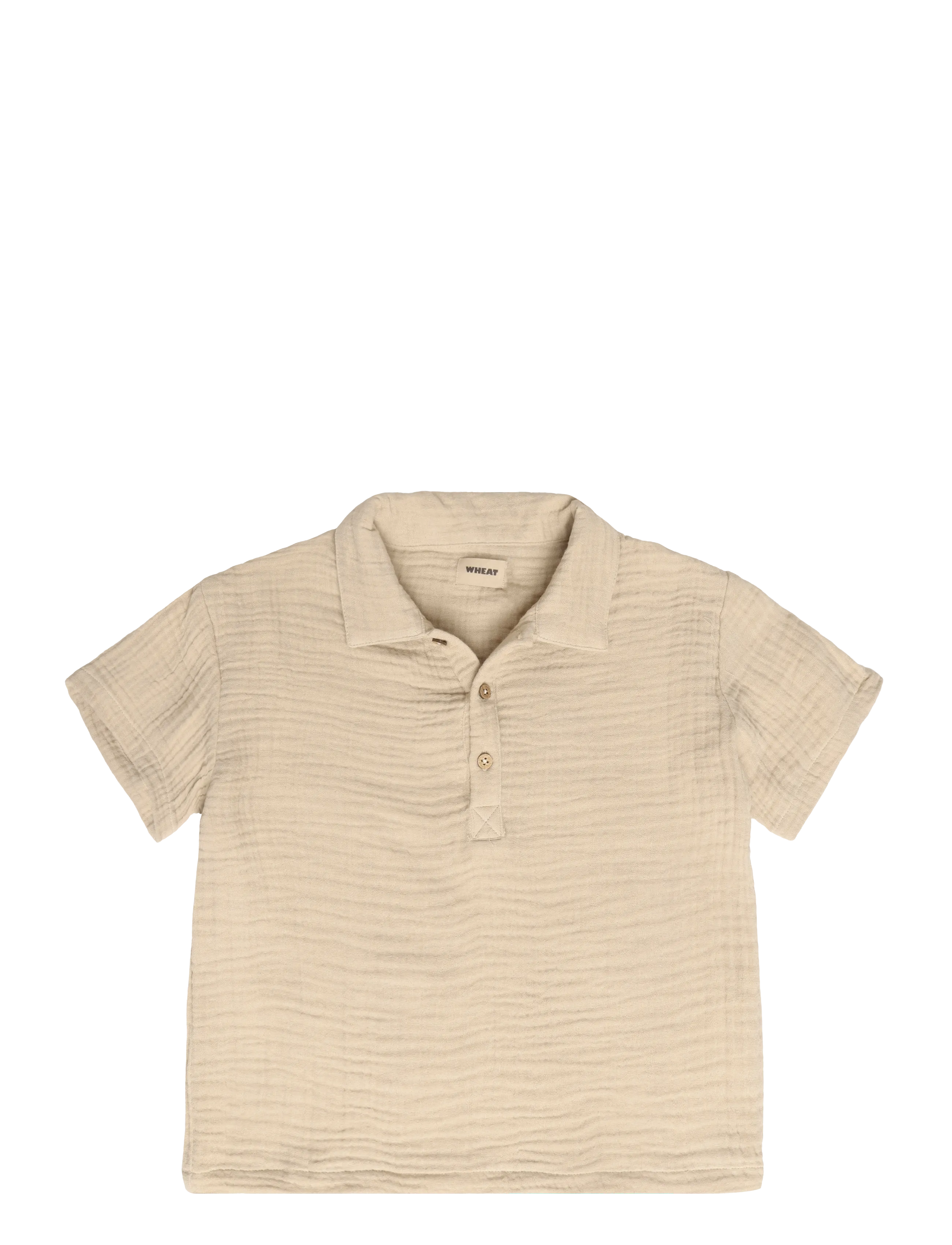 Wheat Shirt S/S Svend - Oberteile - WARM SAND / beige