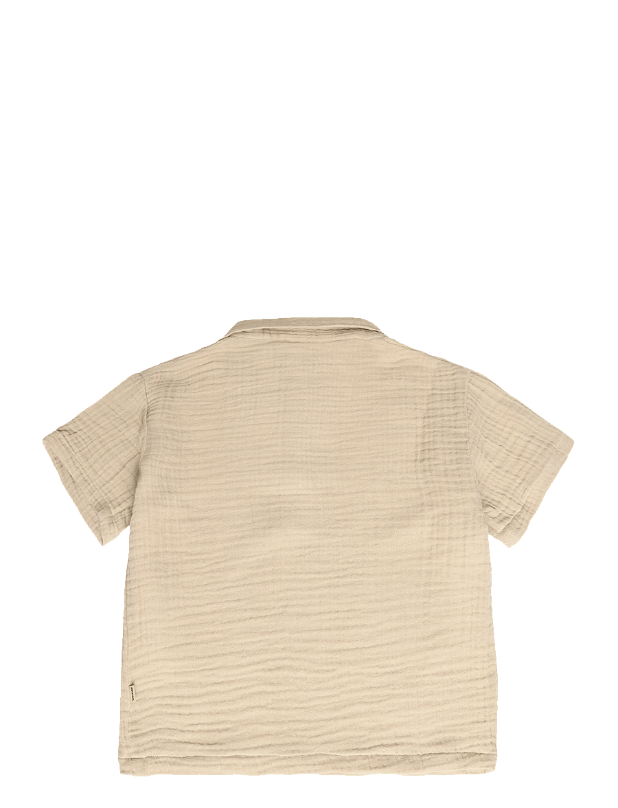 Wheat - Shirt S/S Svend - kurzärmlige hemden - warm sand - 1