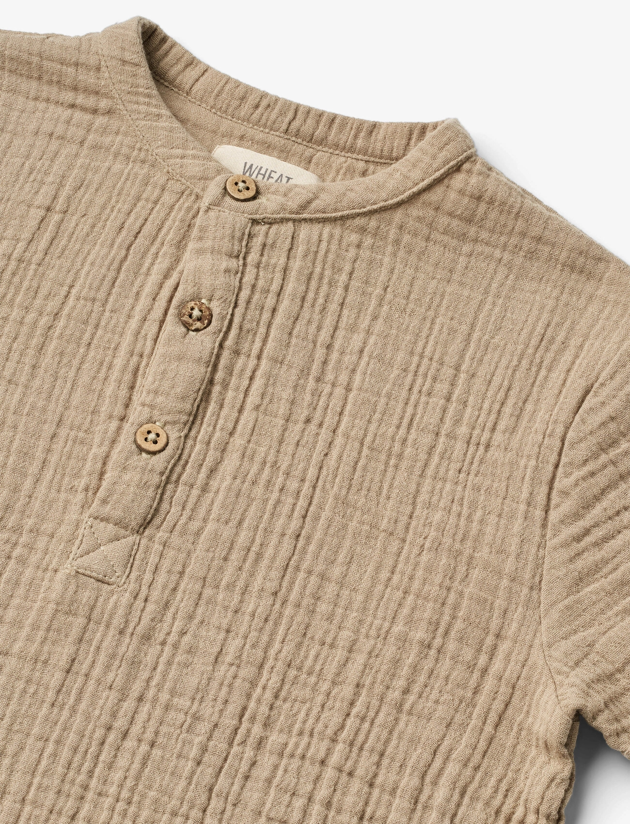 Wheat - Shirt S/S Svend - beige stone - 2