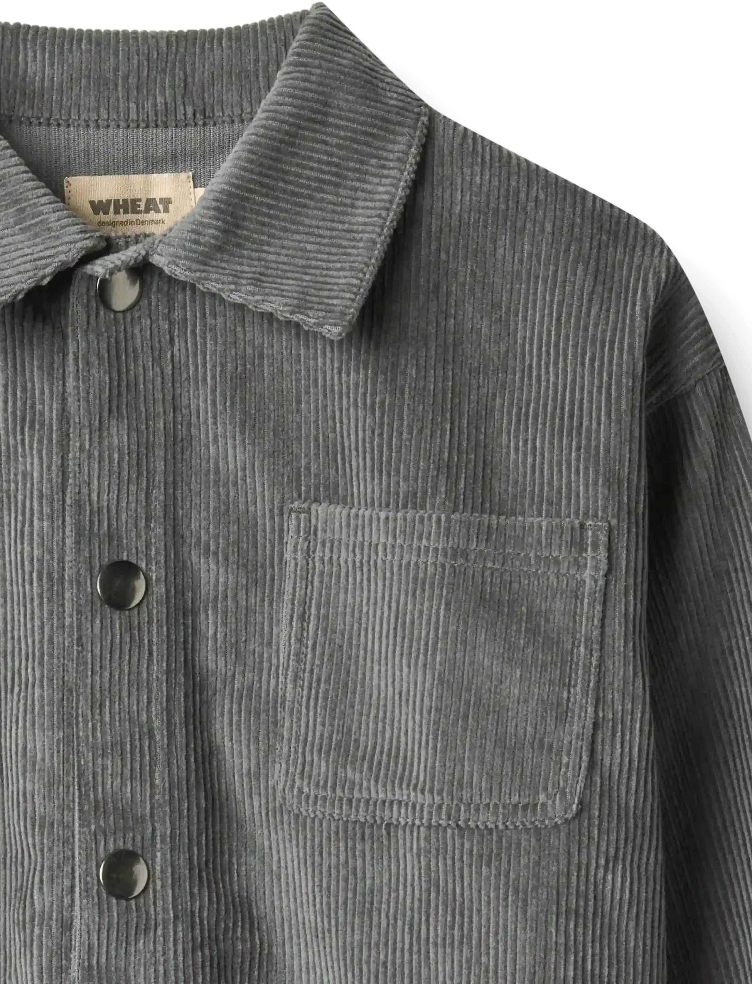 Wheat - Overshirt L/S Marcel - dark charcoal - 2