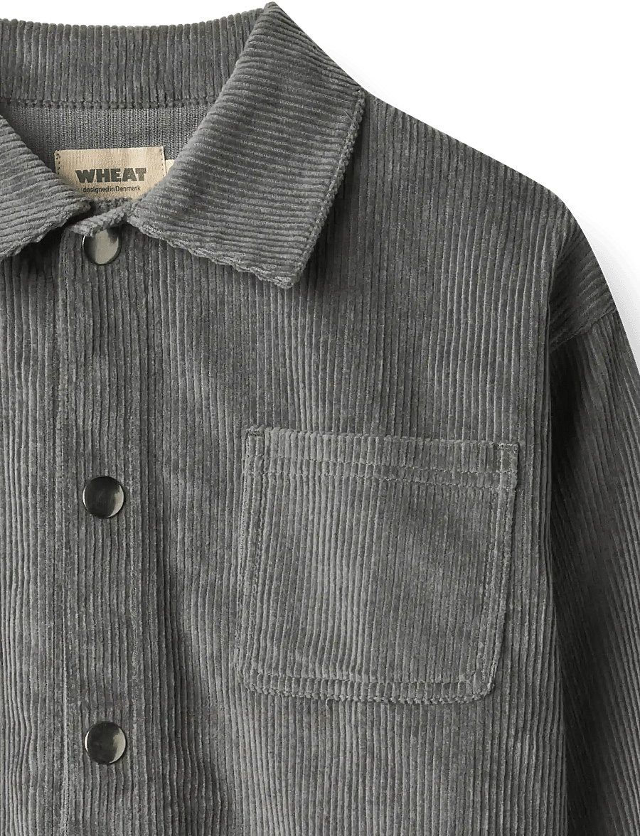 Wheat - Overshirt L/S Marcel - dark charcoal - 2