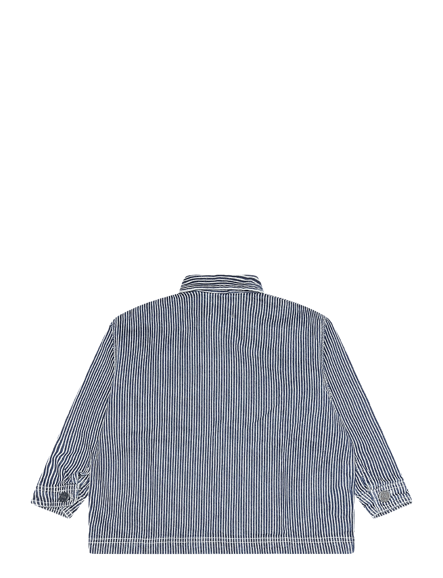 Wheat - Overshirt Cole - denim stripe - 1