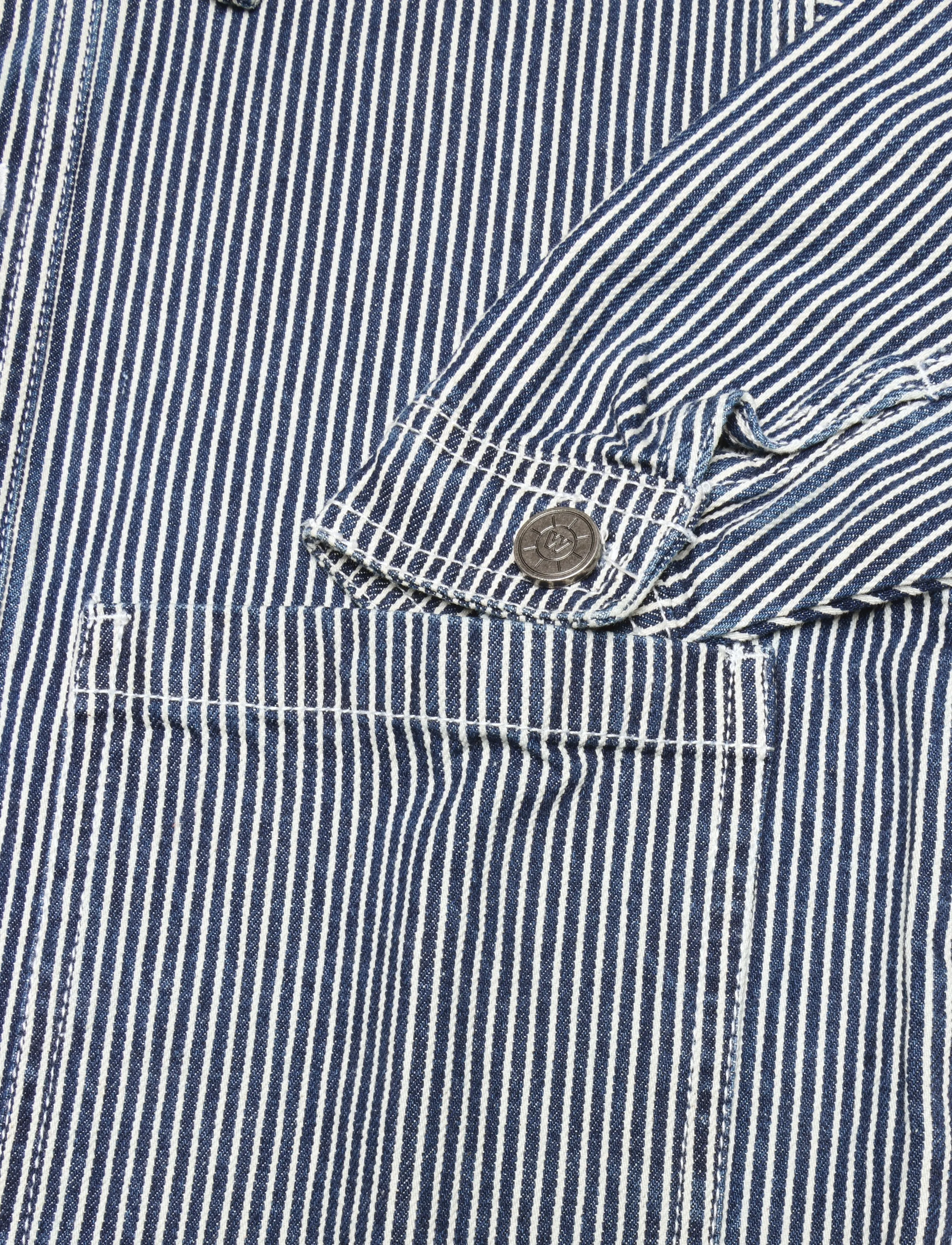 Wheat - Overshirt Cole - denim stripe - 3