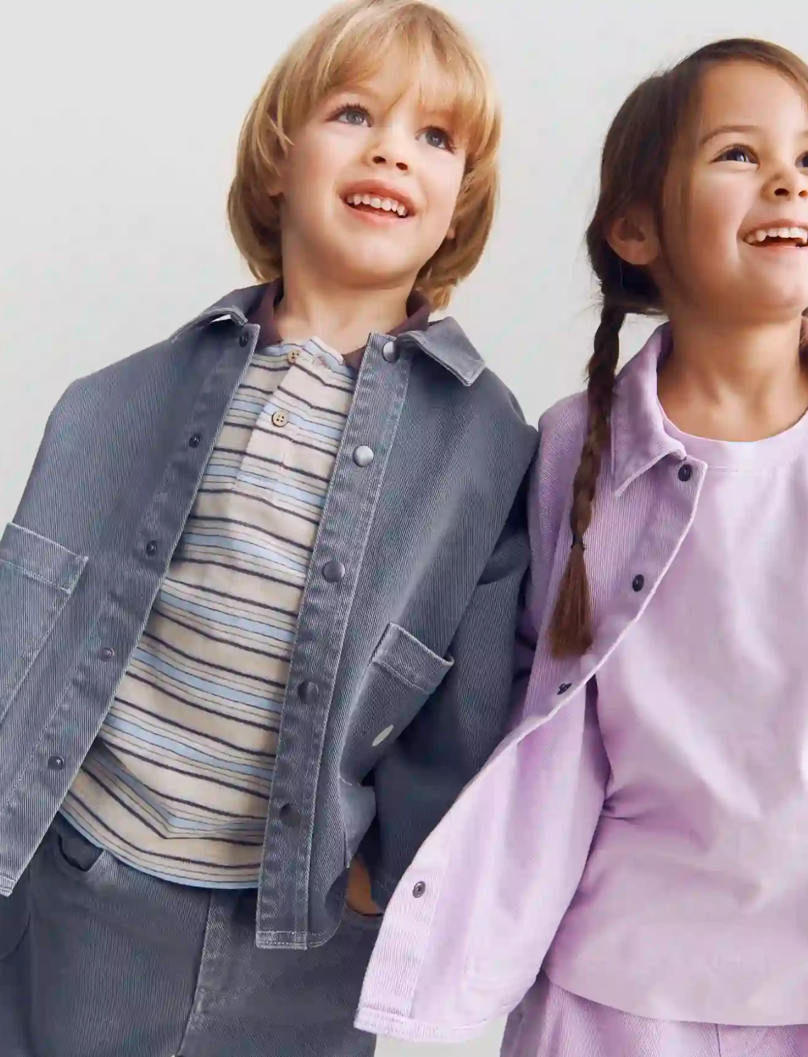 Wheat Overshirt Cole, Børn, Utility Overshirt, Lila, Str: 92