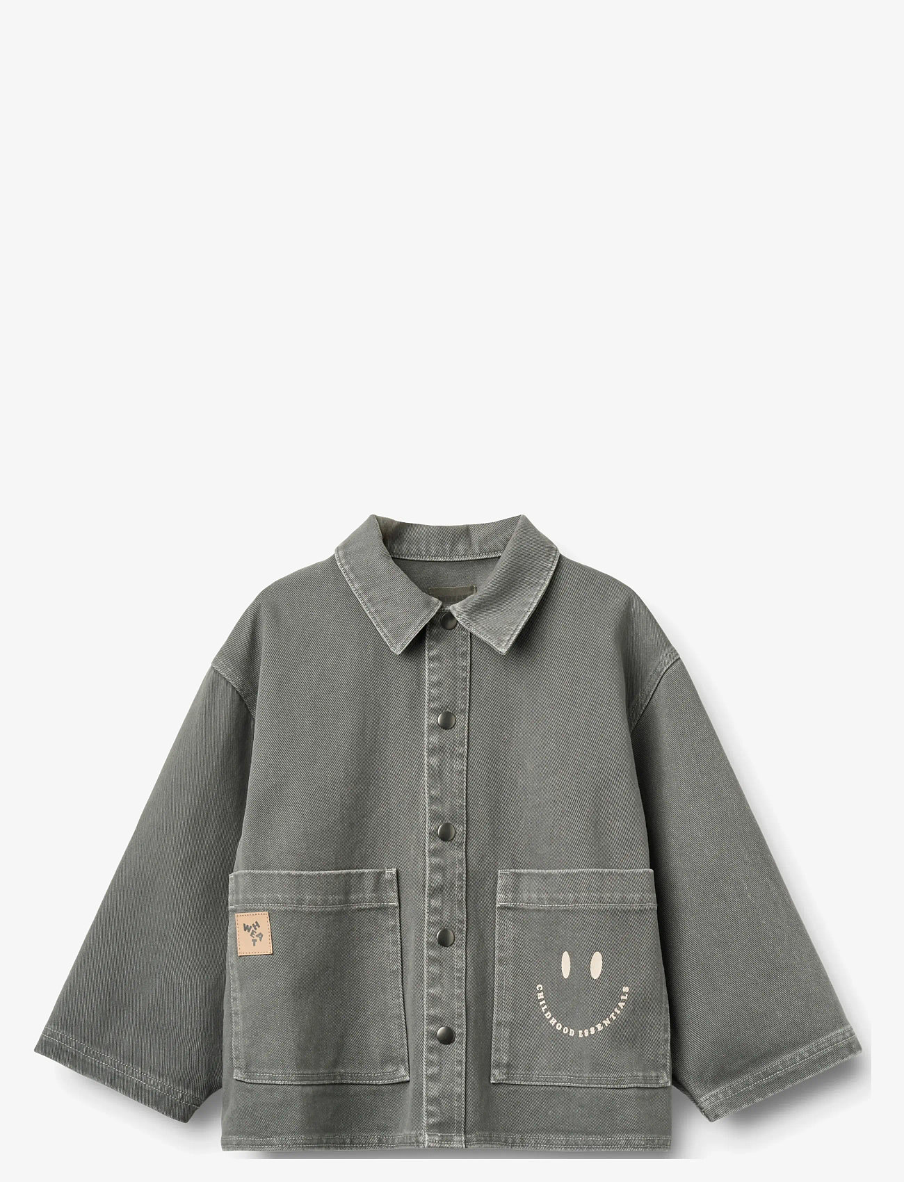 Wheat - Overshirt Cole stitch - denim jackets - thunder sky - 0