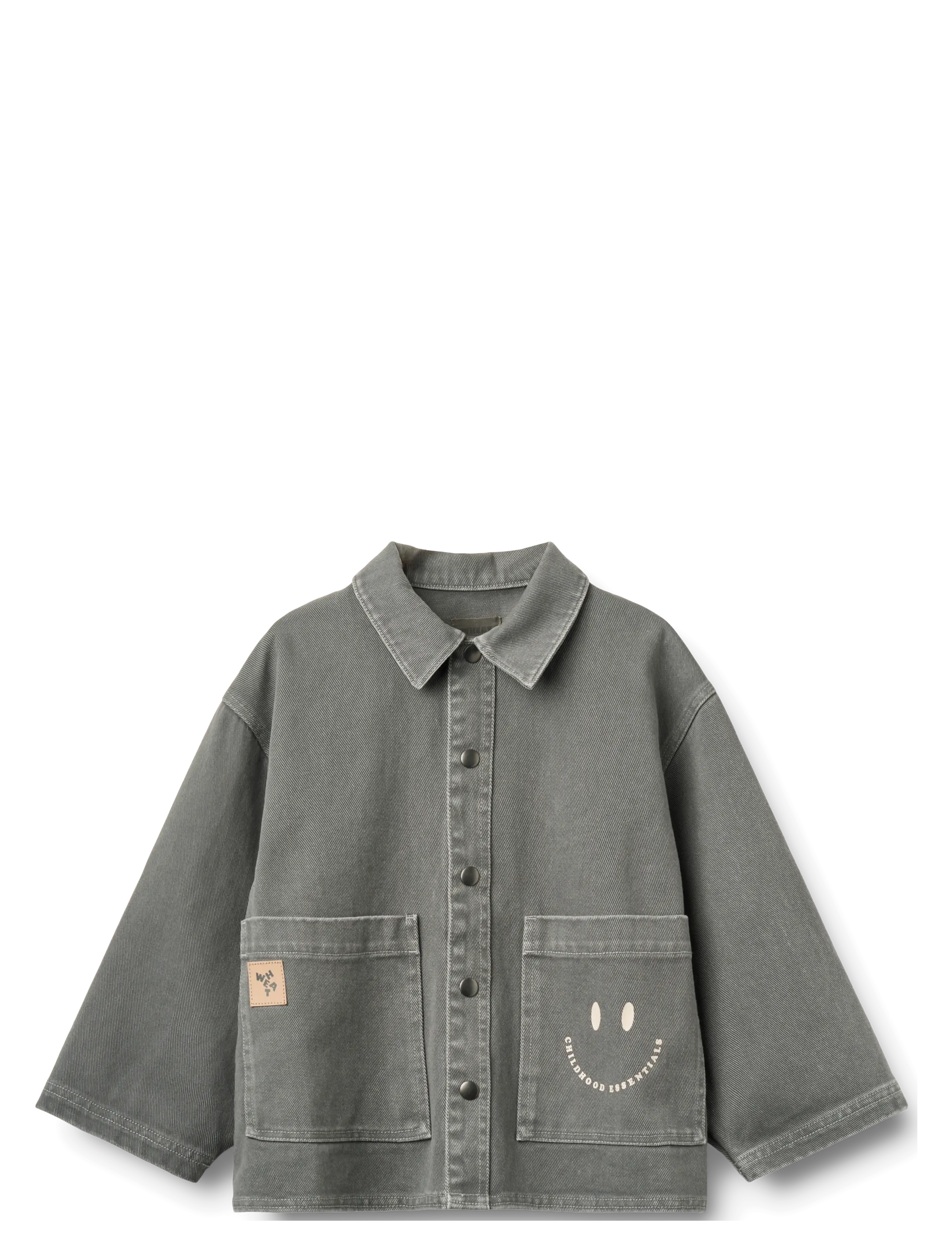 Wheat Overshirt Cole stitch - Joped - THUNDER SKY / grey