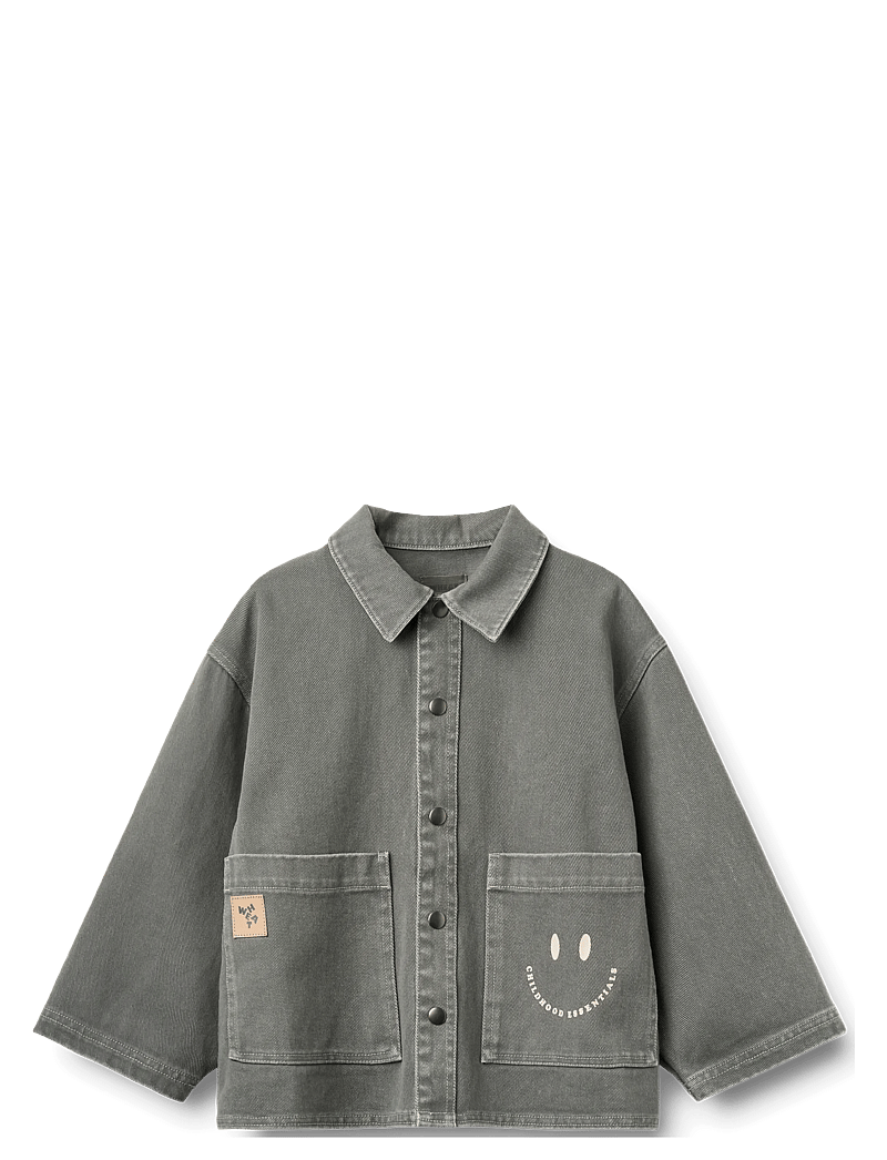 Wheat - Overshirt Cole stitch - denimjakker - thunder sky - 0