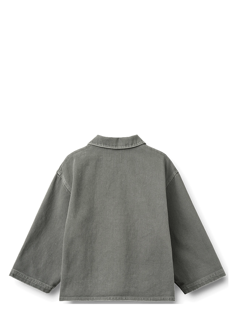 Wheat - Overshirt Cole stitch - denimjakker - thunder sky - 1