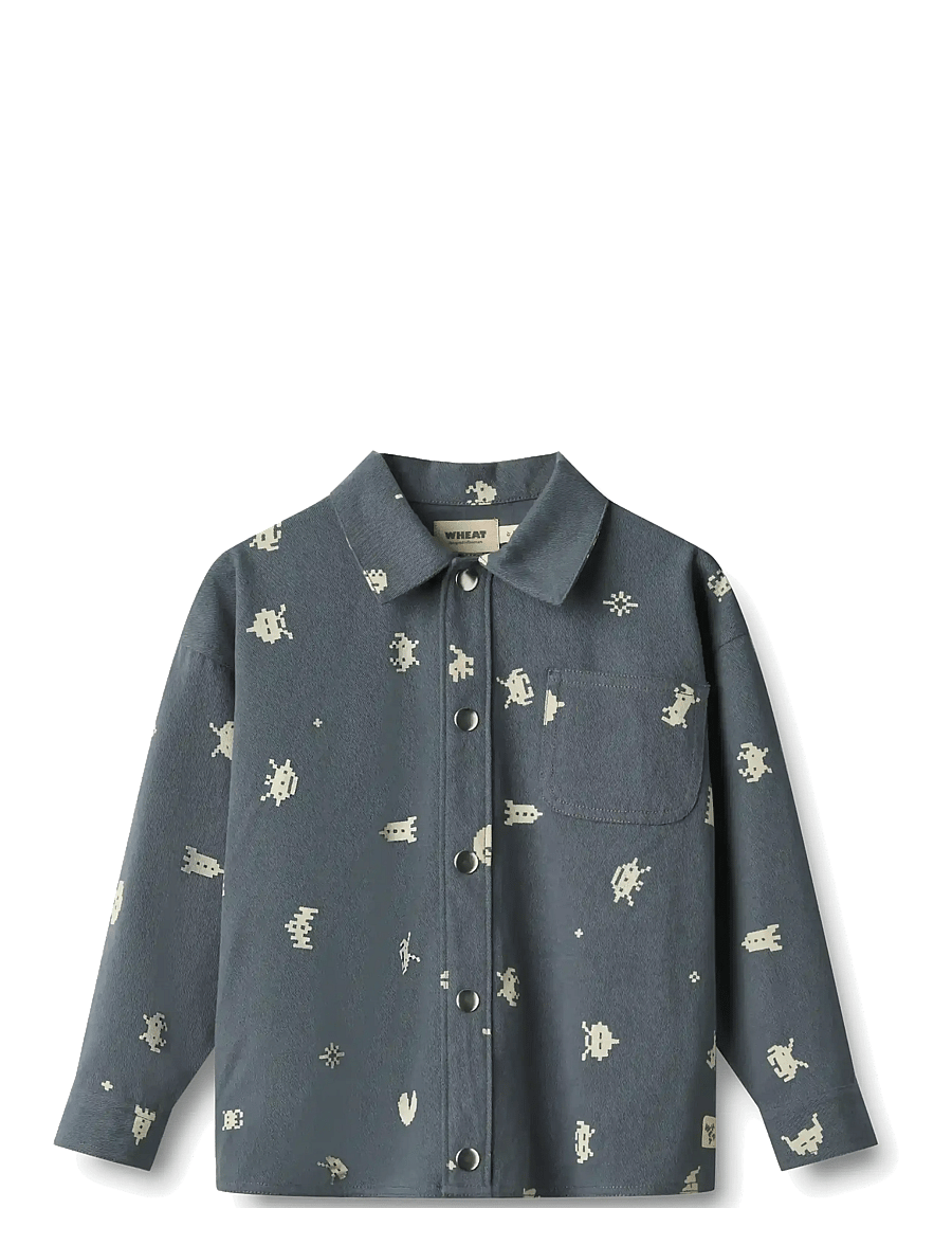 Wheat - Overshirt L/S Marcel - jeansjacken - game over - 1