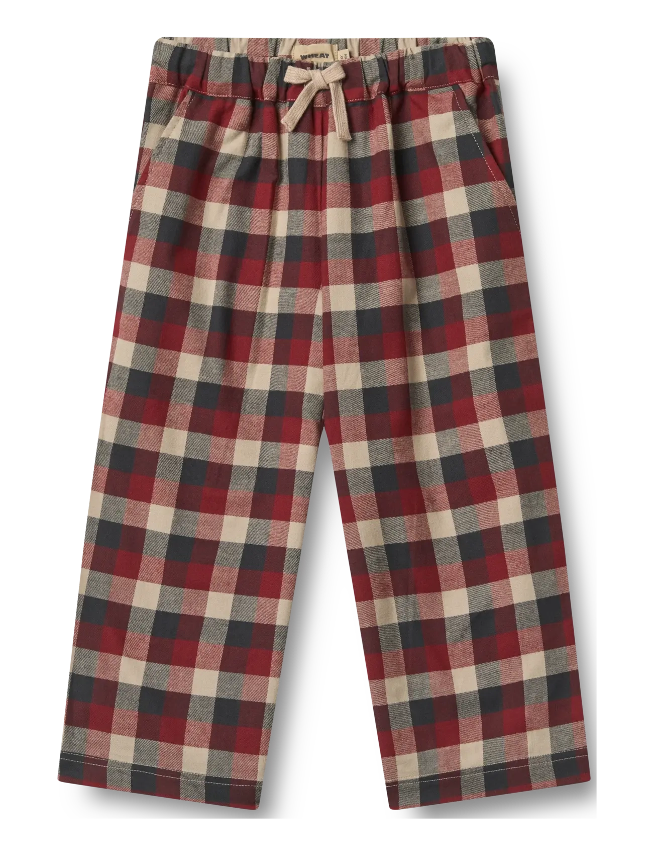Trousers Sasha - RED BLUE CHECK