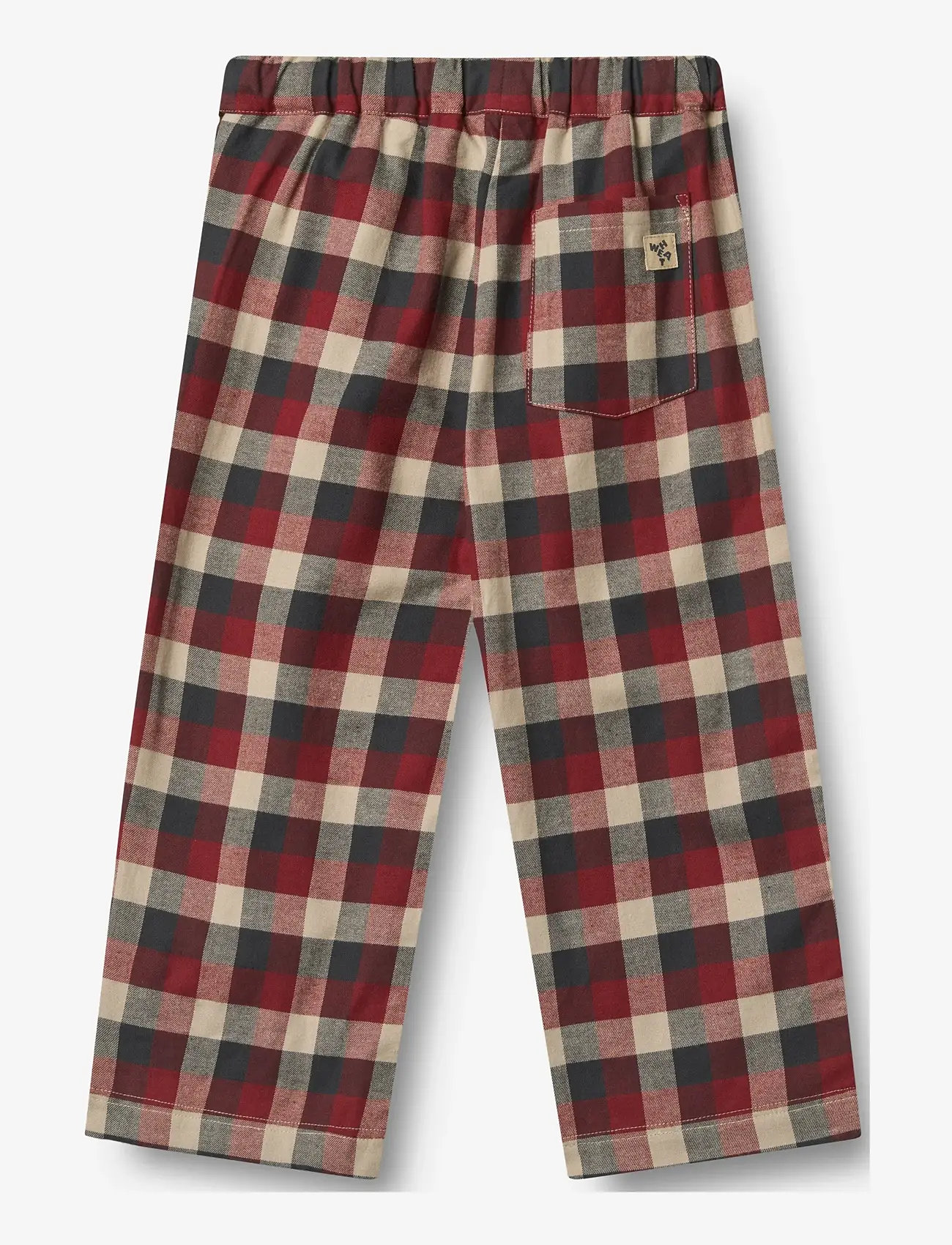 Wheat - Trousers Sasha - bukser - red blue check - 1
