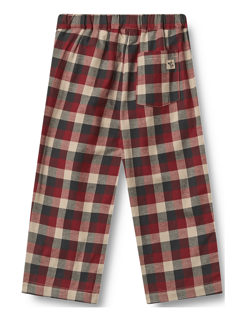 Wheat - Trousers Sasha - bukser - red blue check - 1